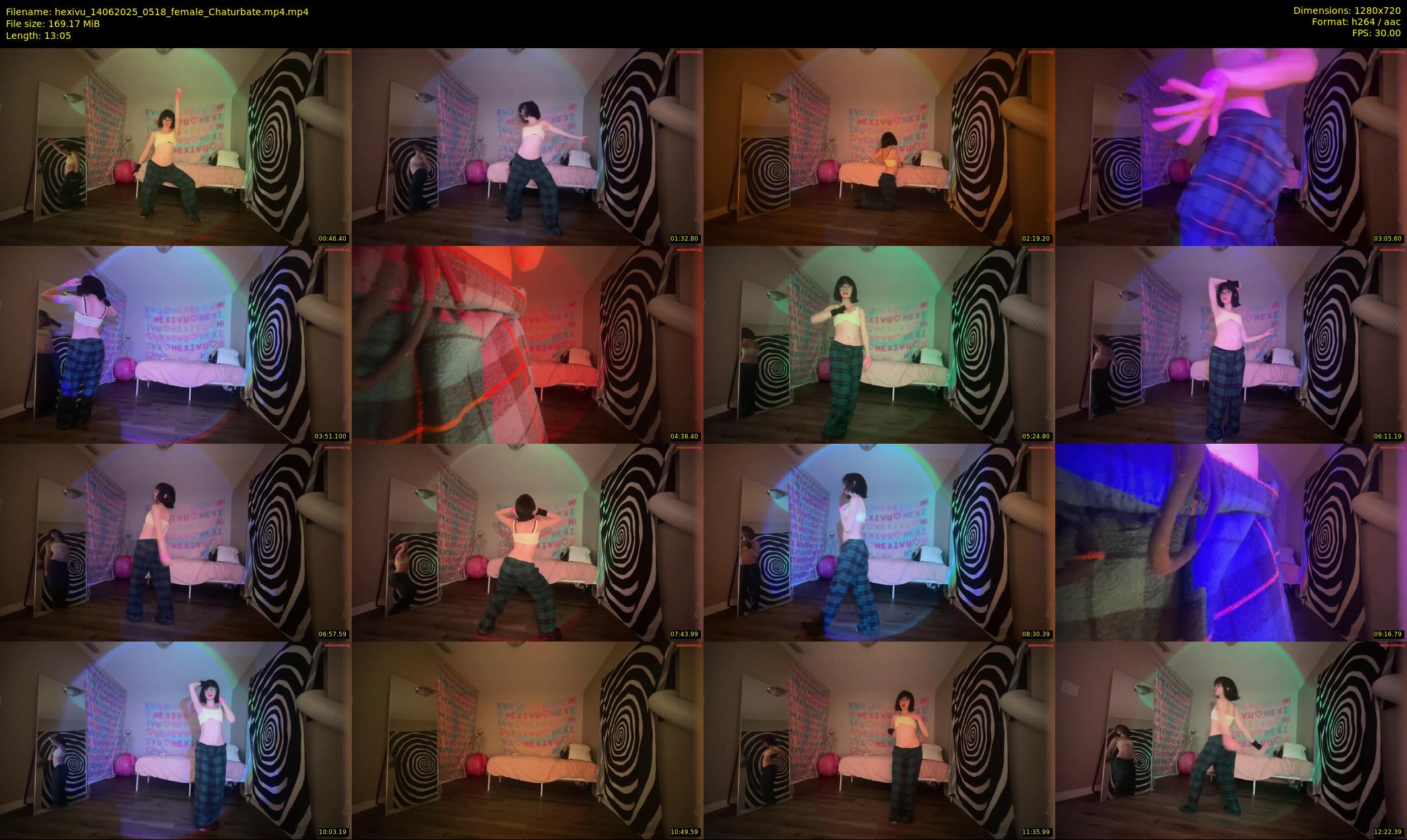 hexivu — 14 minute Chaturbate female cam show recording, 720p, Jun 14, 2025