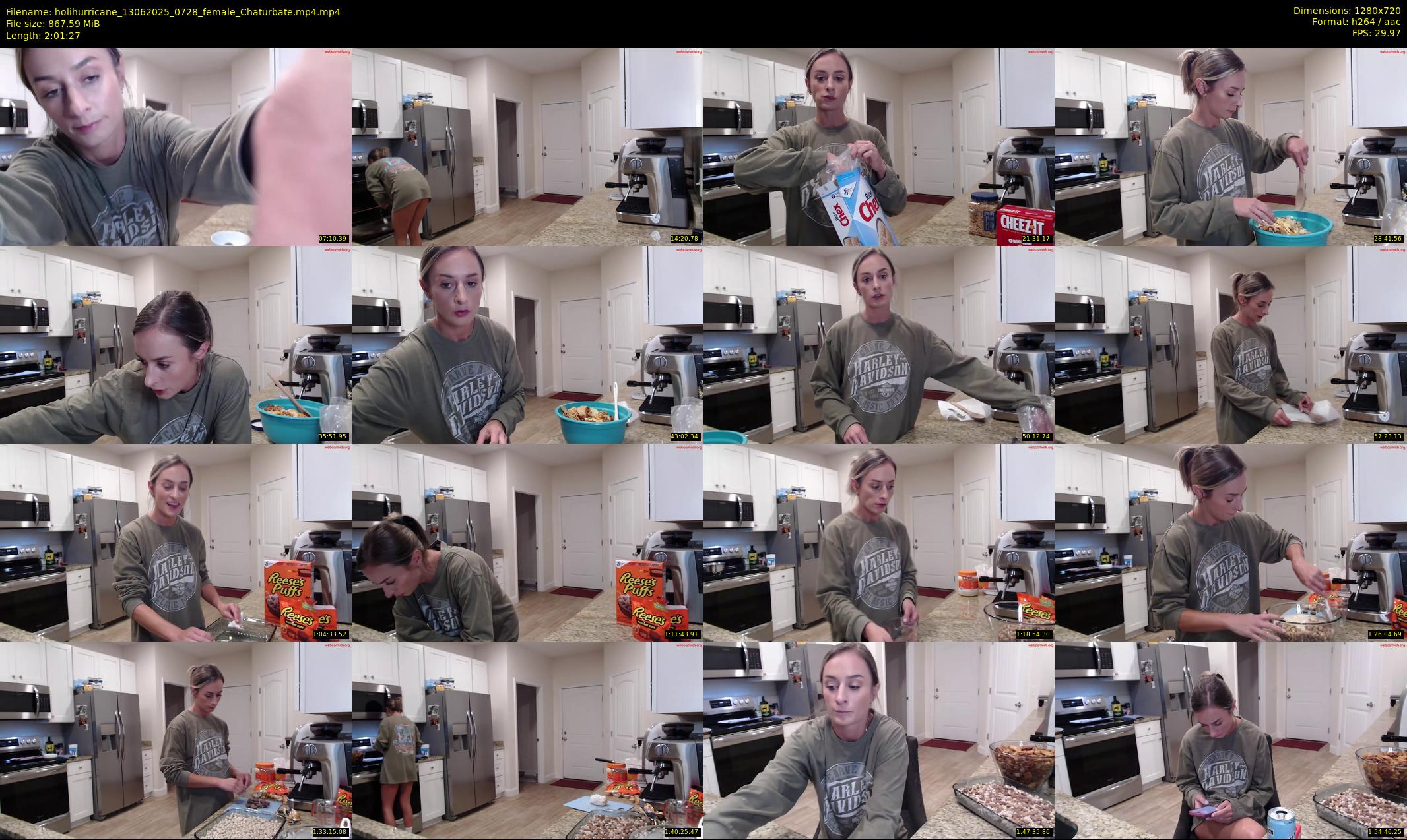 holihurricane — 122 minute Chaturbate female cam show recording, 720p, Jun 13, 2025