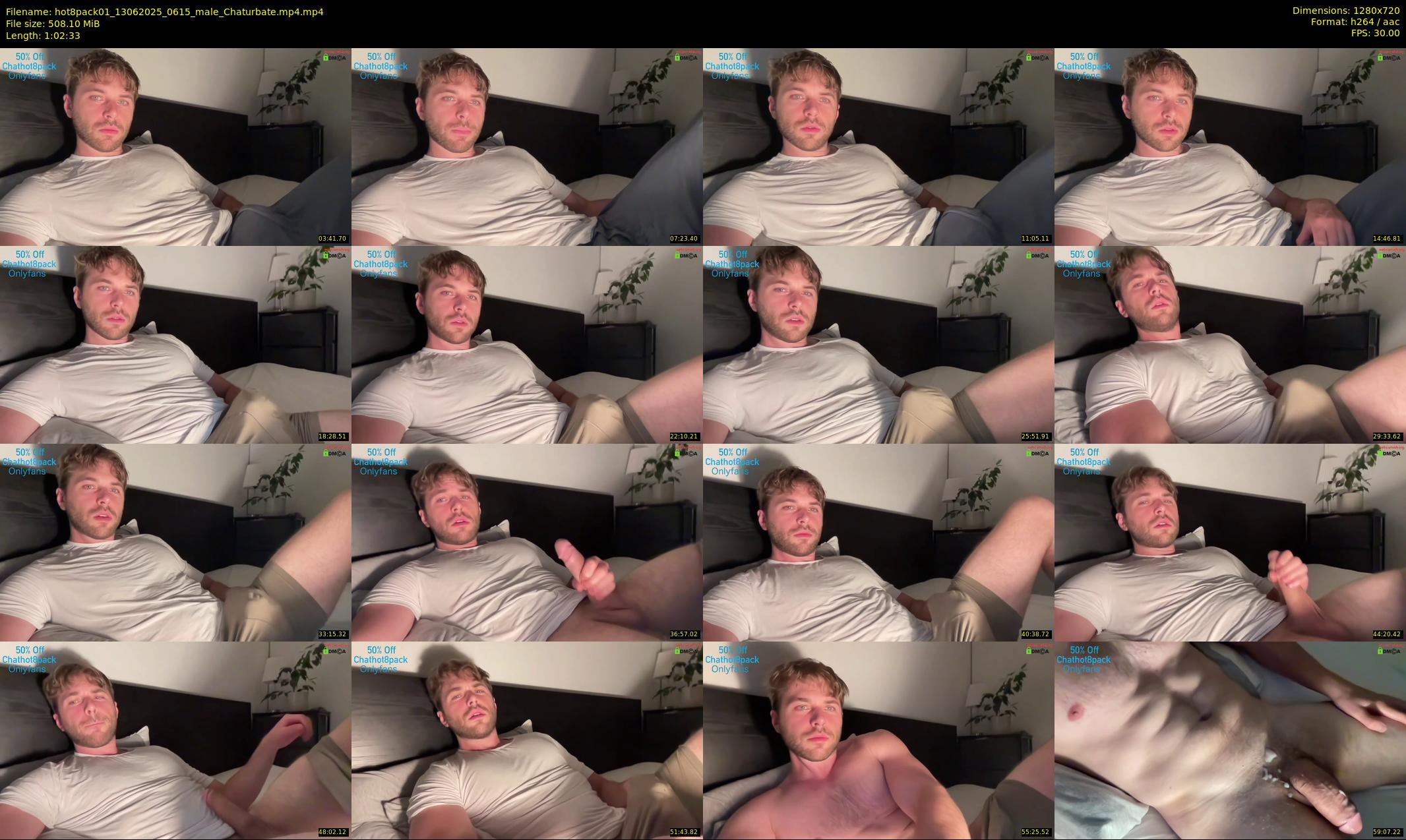 hot8pack01 — 63 minute Chaturbate male cam show recording, 720p, Jun 13, 2025