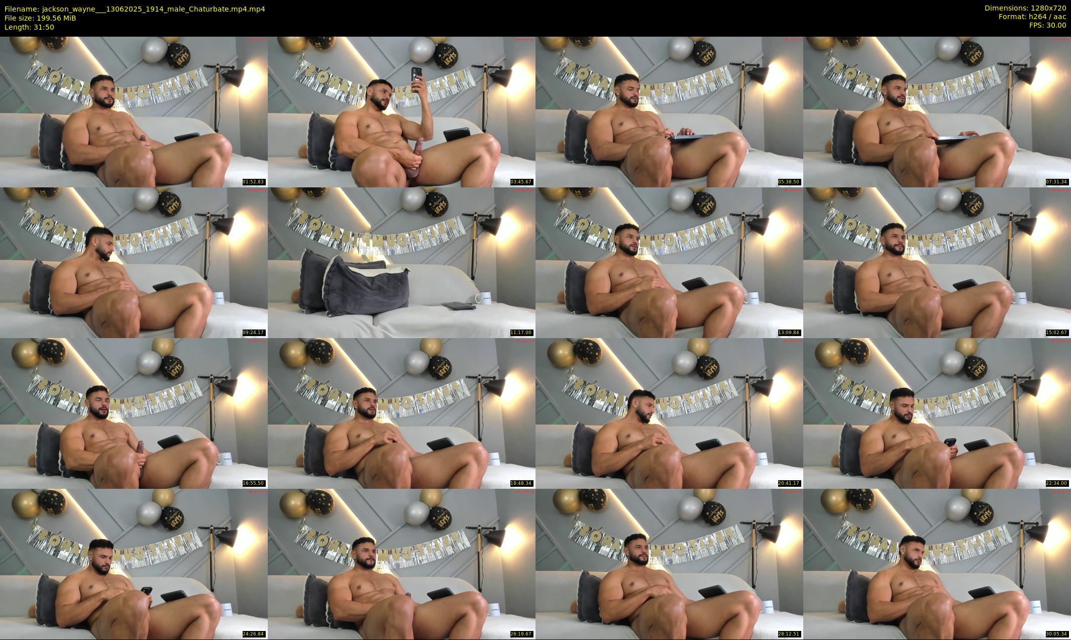 jackson_wayne__ — 32 minute Chaturbate male cam show recording, 720p, Jun 13, 2025