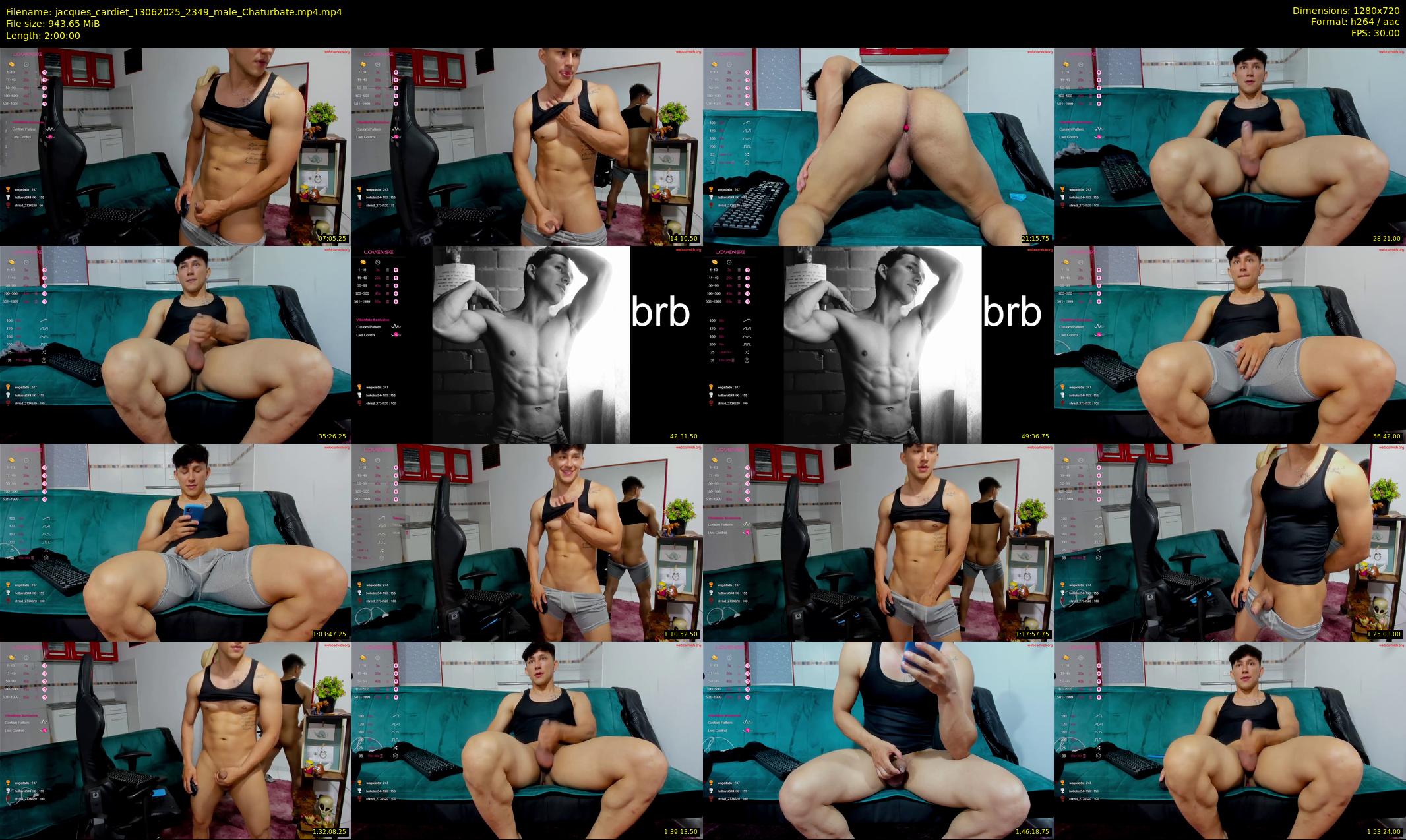jacques_cardiet — 120 minute Chaturbate male cam show recording, 720p, Jun 13, 2025