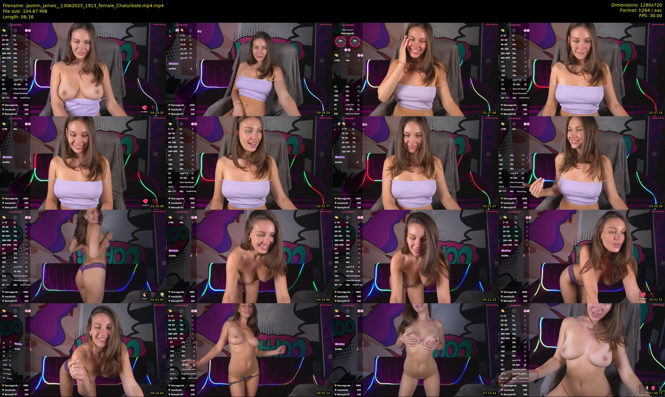 jasmin_james_ — 9 minute Chaturbate female cam show recording, 720p, Jun 13, 2025