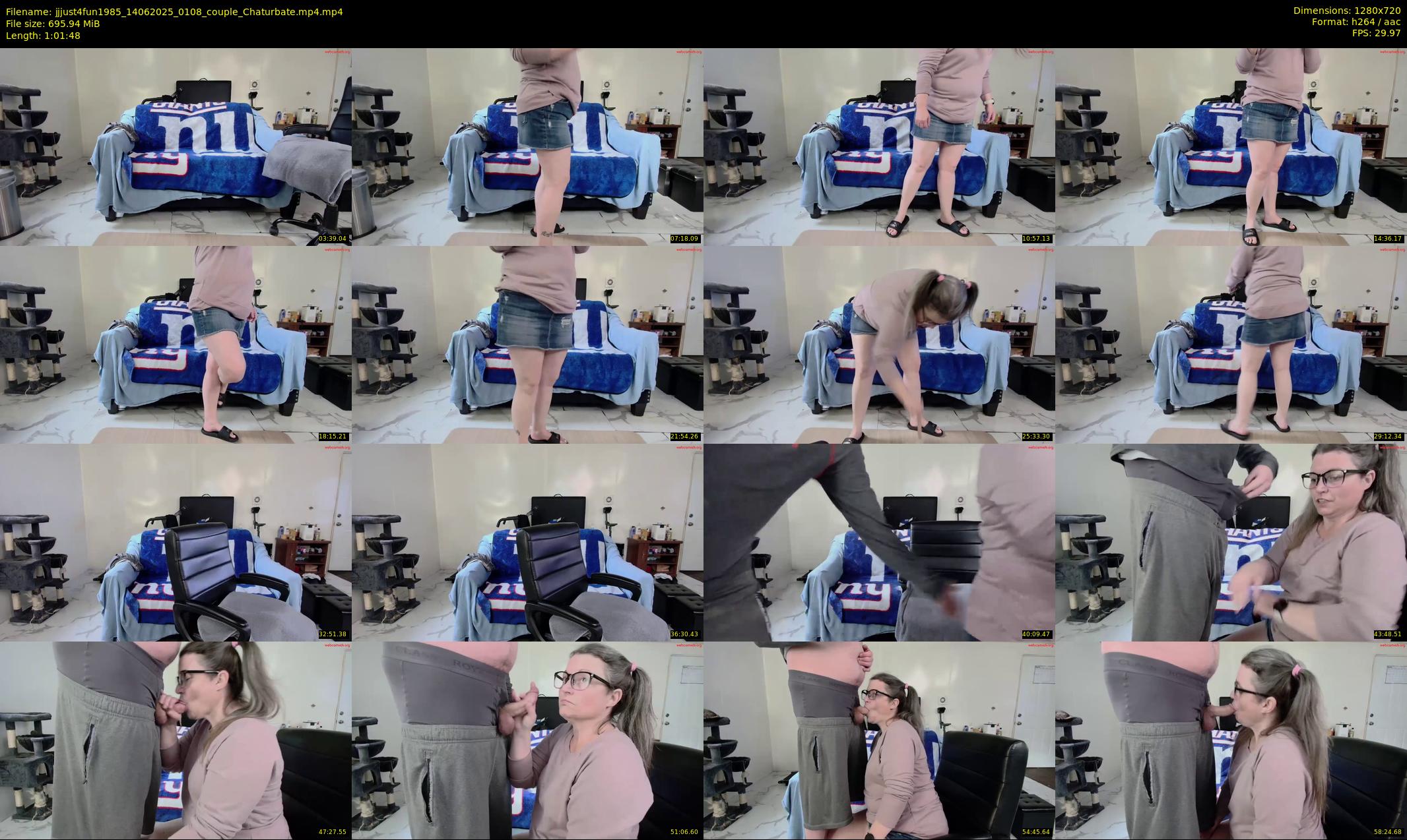 jjjust4fun1985 — 62 minute Chaturbate couple cam show recording, 720p, Jun 14, 2025