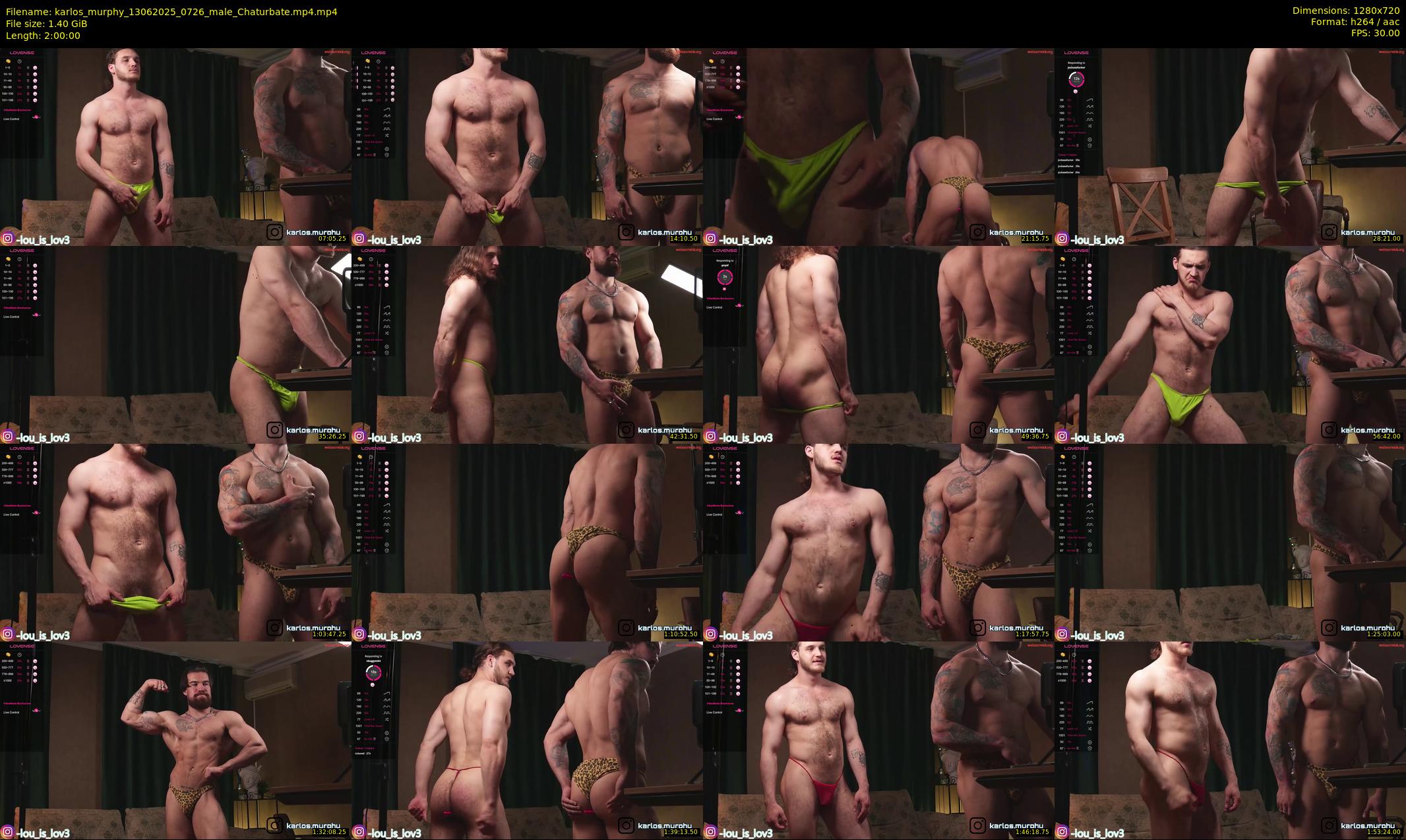 karlos_murphy — 120 minute Chaturbate male cam show recording, 720p, Jun 13, 2025