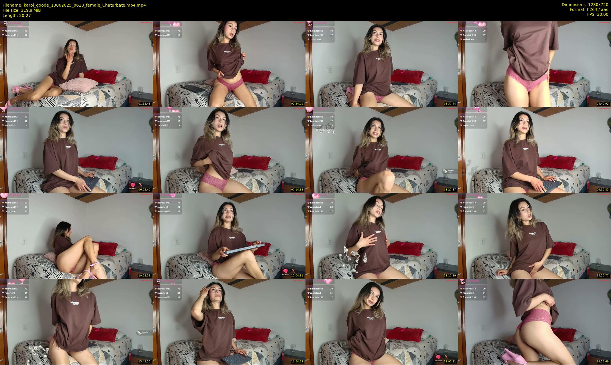 karol_goode — 21 minute Chaturbate female cam show recording, 720p, Jun 13, 2025