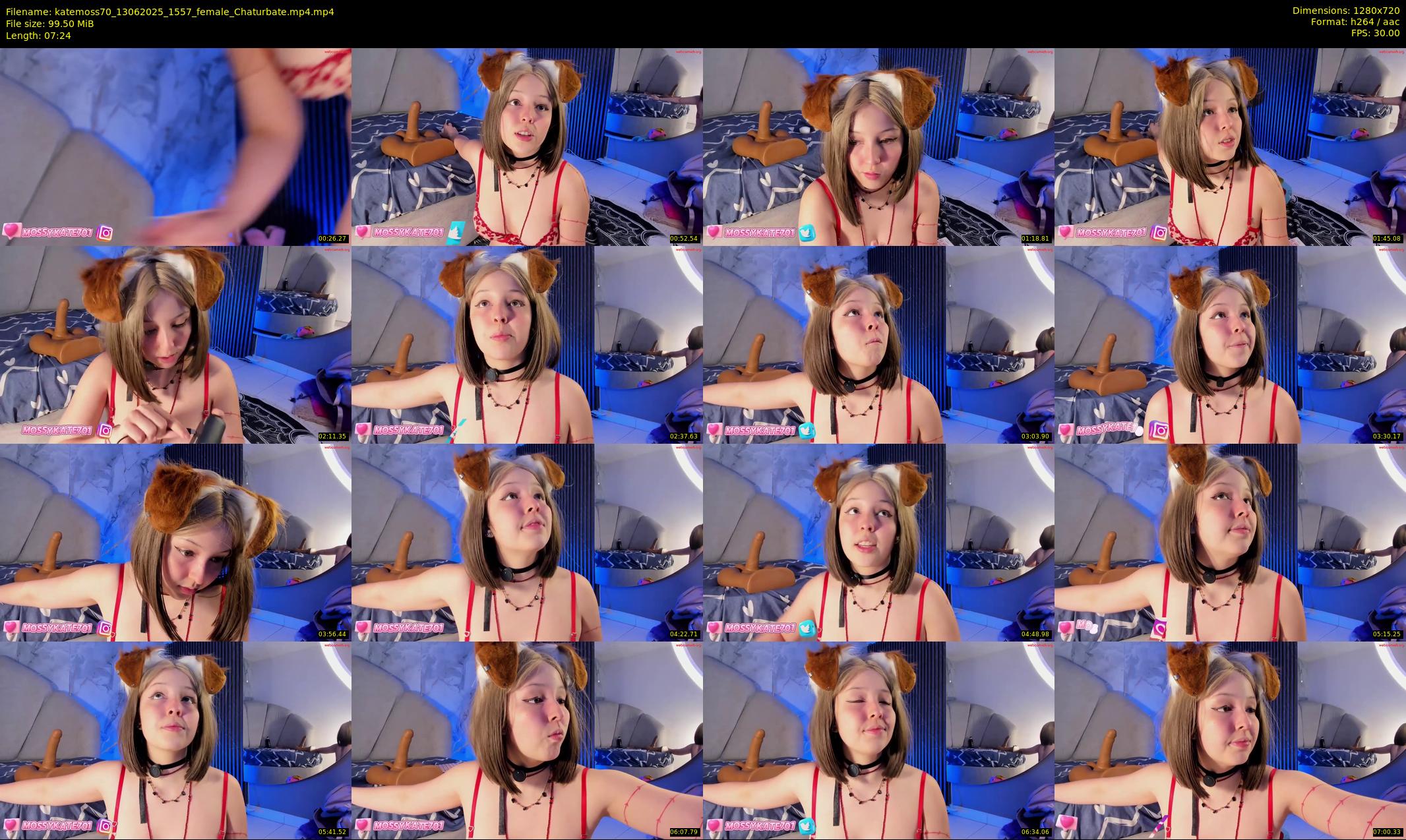 katemoss70 — 8 minute Chaturbate female cam show recording, 720p, Jun 13, 2025