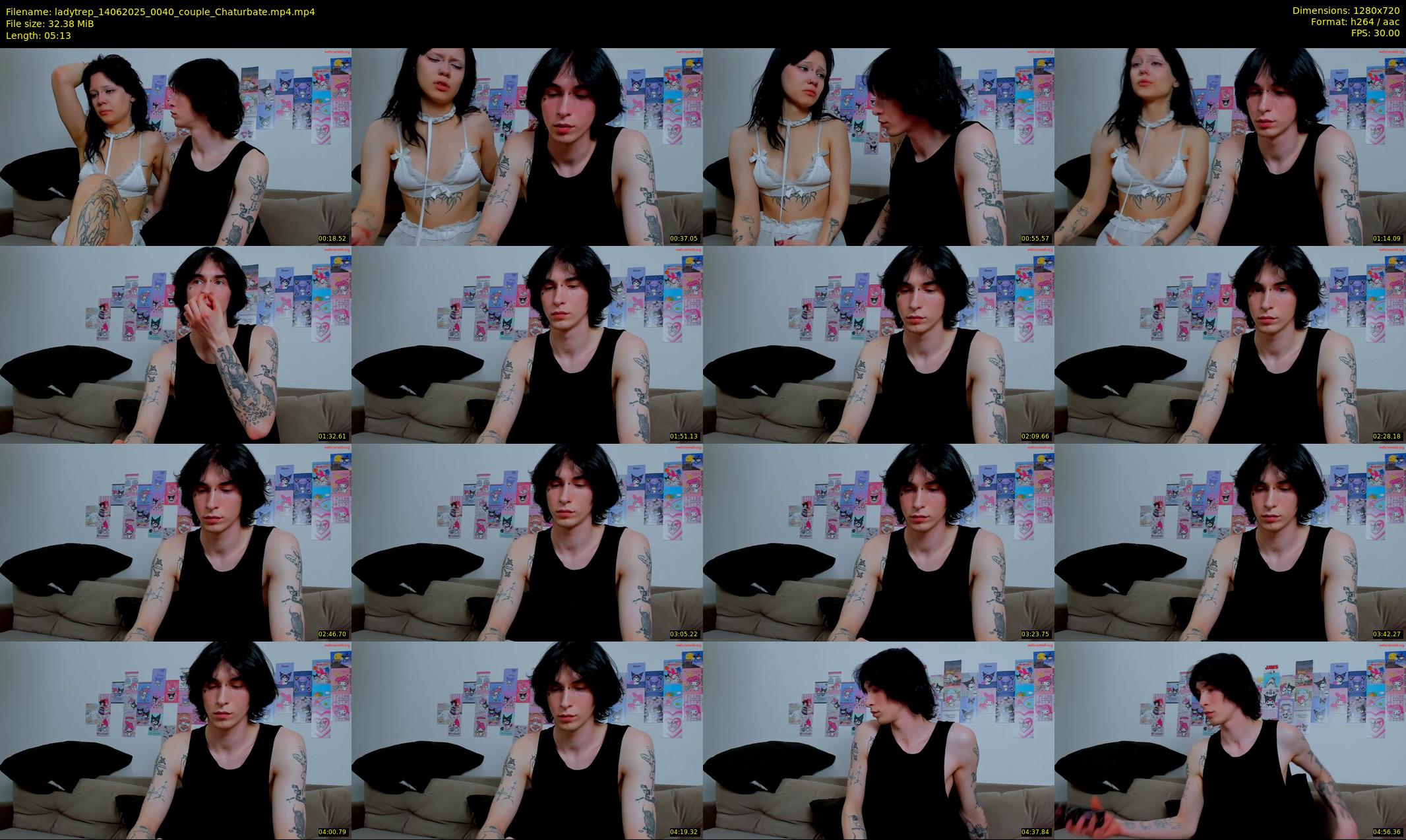 ladytrep — 6 minute Chaturbate couple cam show recording, 720p, Jun 14, 2025
