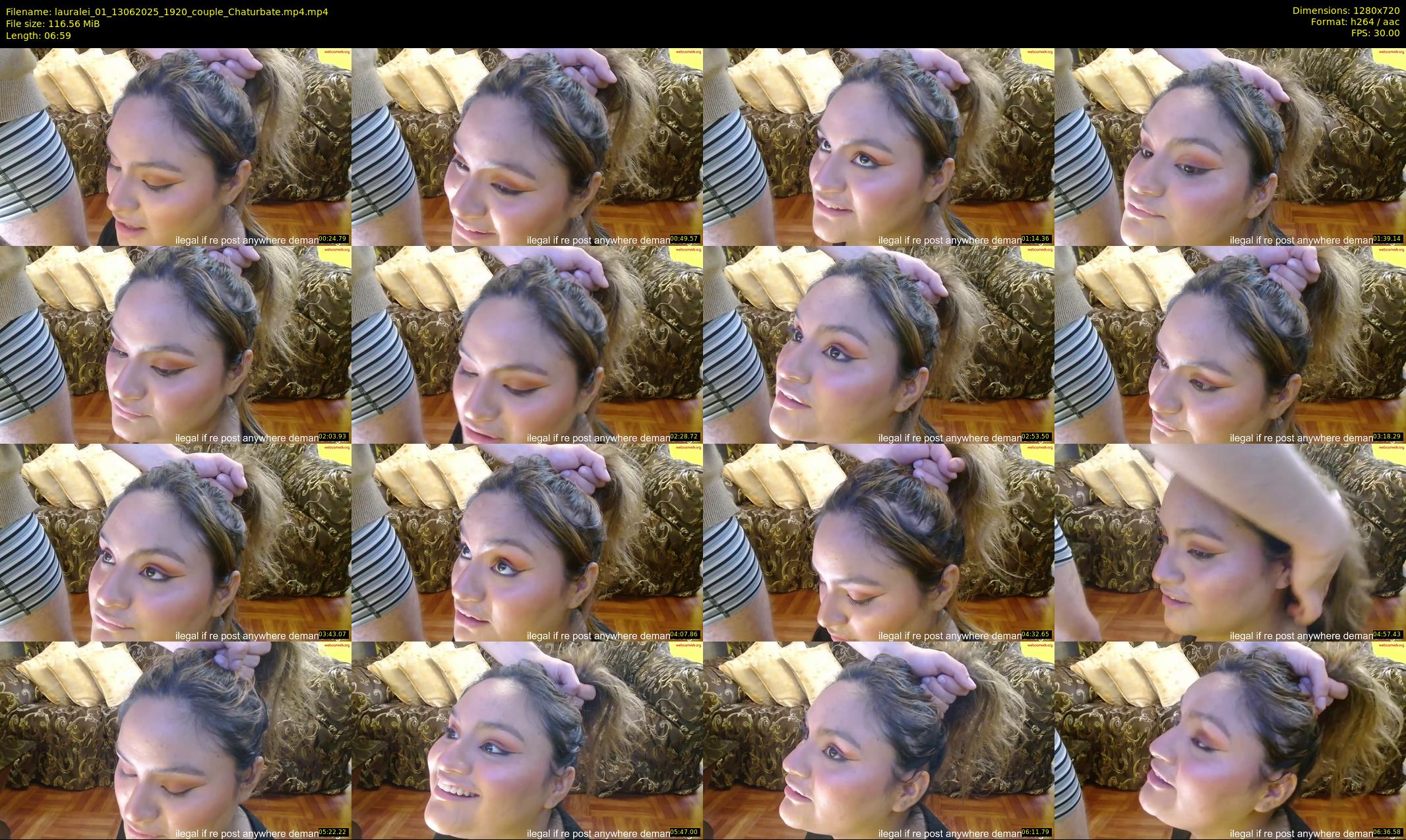 lauralei_01 — 7 minute Chaturbate couple cam show recording, 720p, Jun 13, 2025
