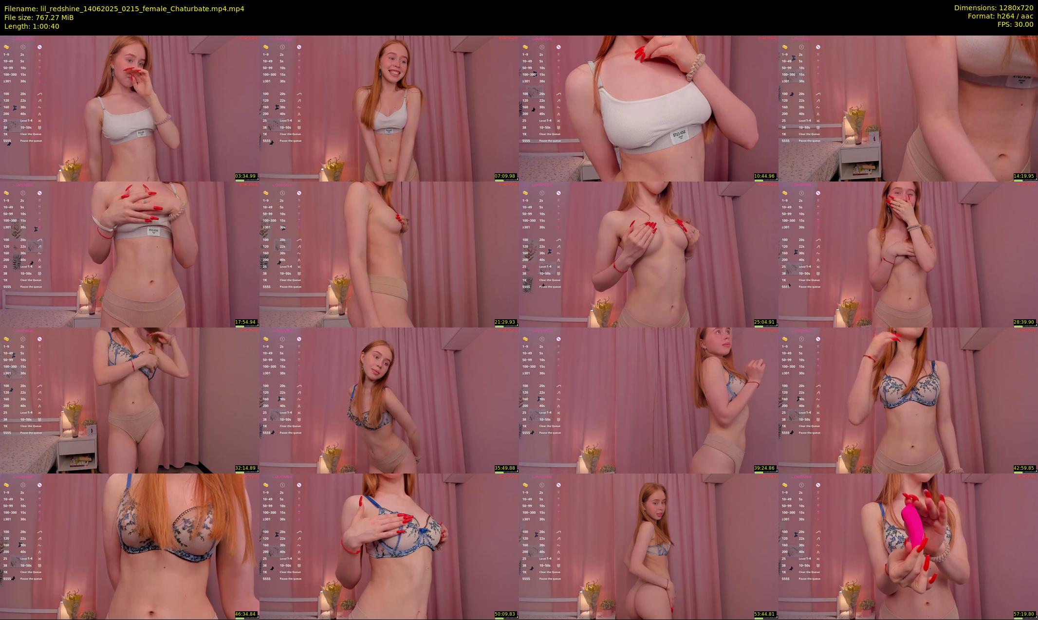 lil_redshine — 61 minute Chaturbate female cam show recording, 720p, Jun 14, 2025