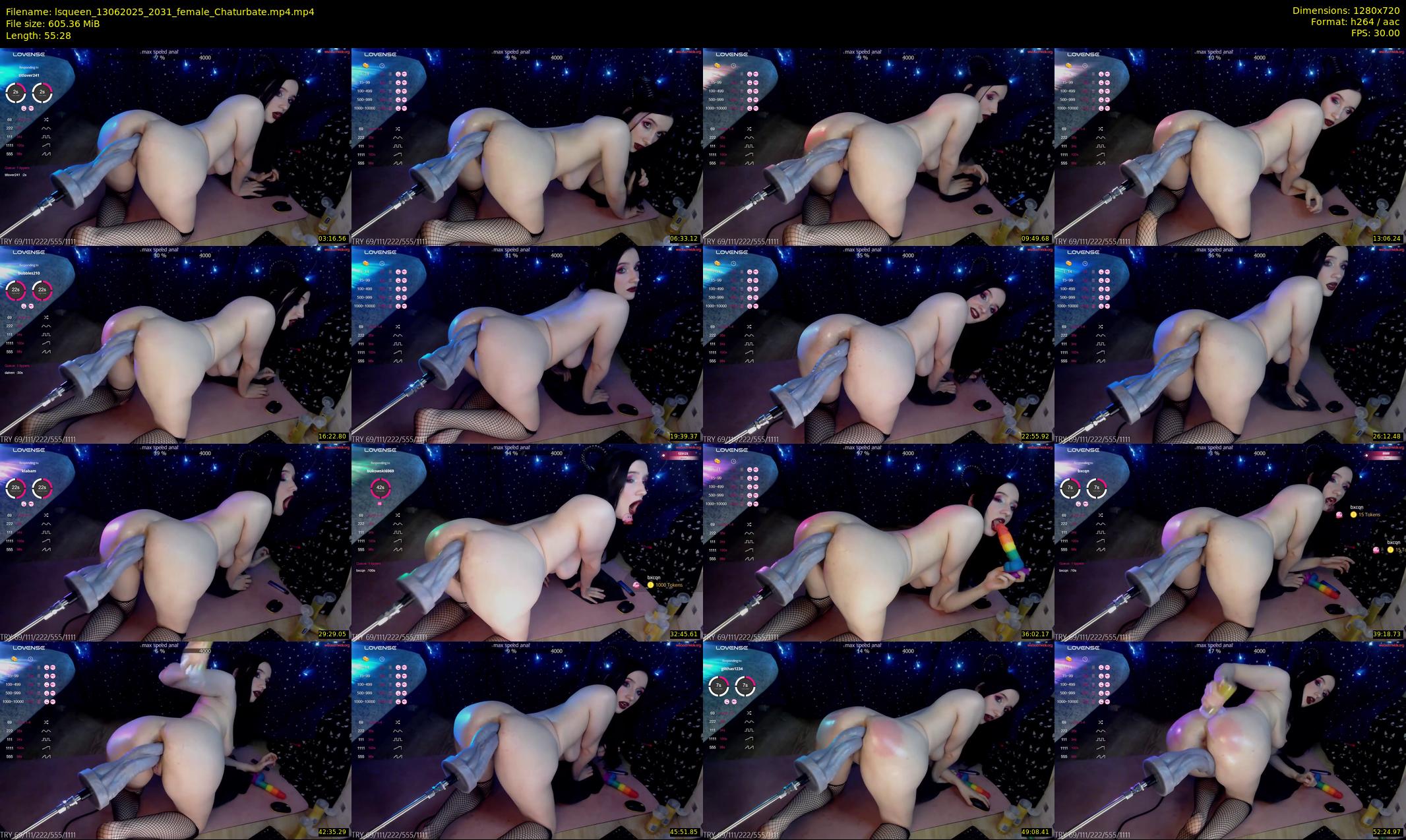 lsqueen — 56 minute Chaturbate female cam show recording, 720p, Jun 13, 2025