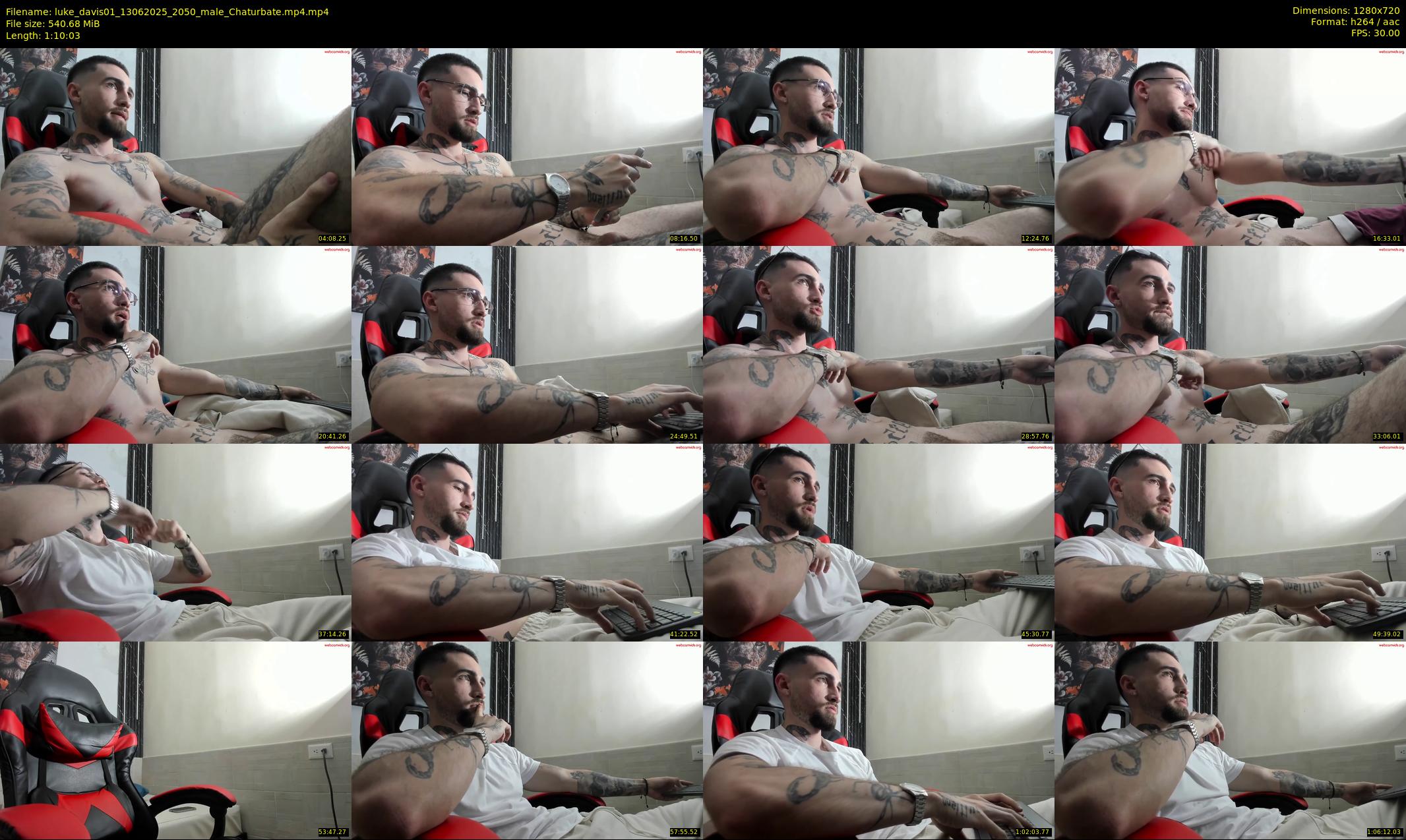 luke_davis01 — 71 minute Chaturbate male cam show recording, 720p, Jun 13, 2025