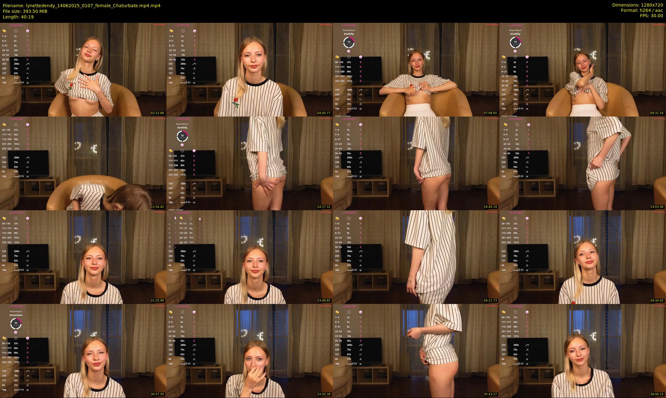 lynettedendy — 41 minute Chaturbate female cam show recording, 720p, Jun 14, 2025