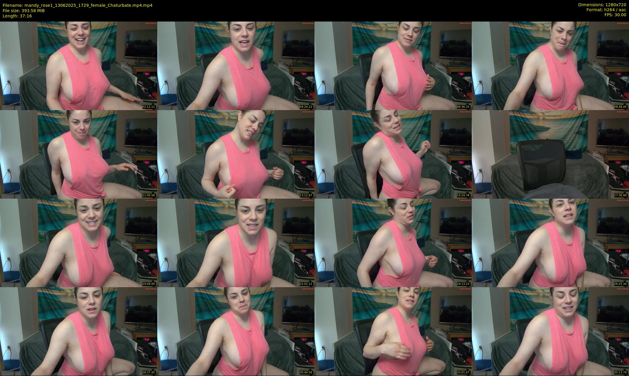 mandy_rose1 — 38 minute Chaturbate female cam show recording, 720p, Jun 13, 2025