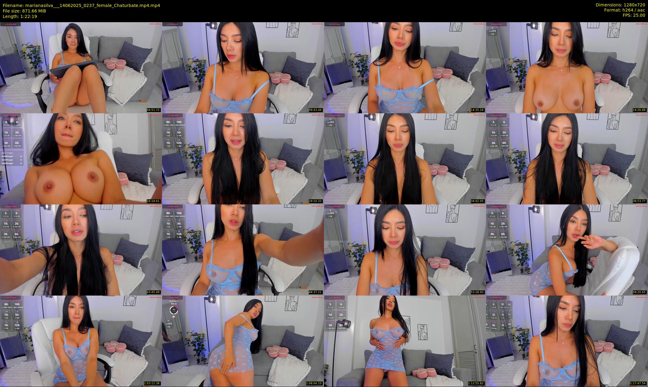 marianasilva__ — 83 minute Chaturbate female cam show recording, 720p, Jun 14, 2025