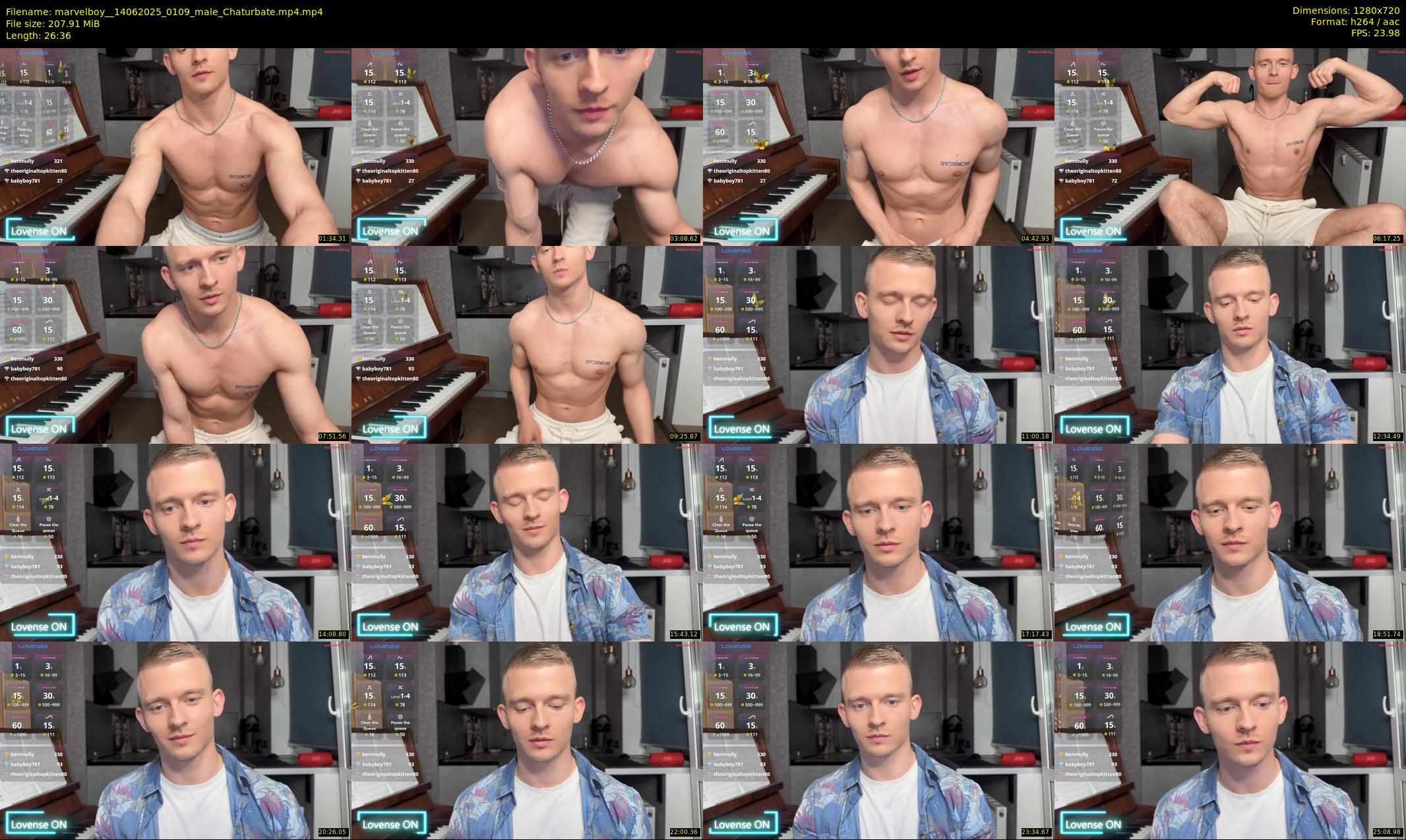marvelboy_ — 27 minute Chaturbate male cam show recording, 720p, Jun 14, 2025