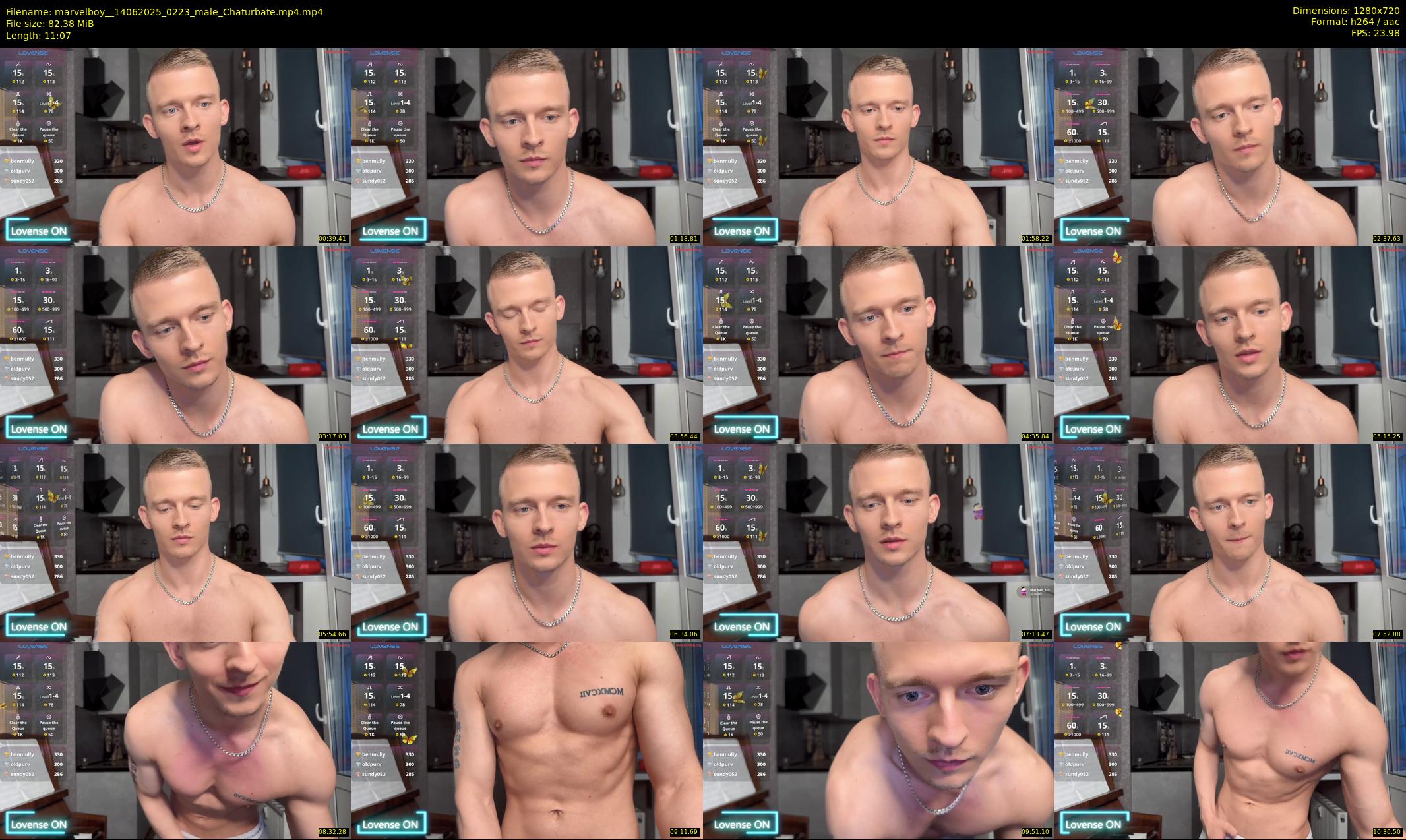 marvelboy_ — 12 minute Chaturbate male cam show recording, 720p, Jun 14, 2025