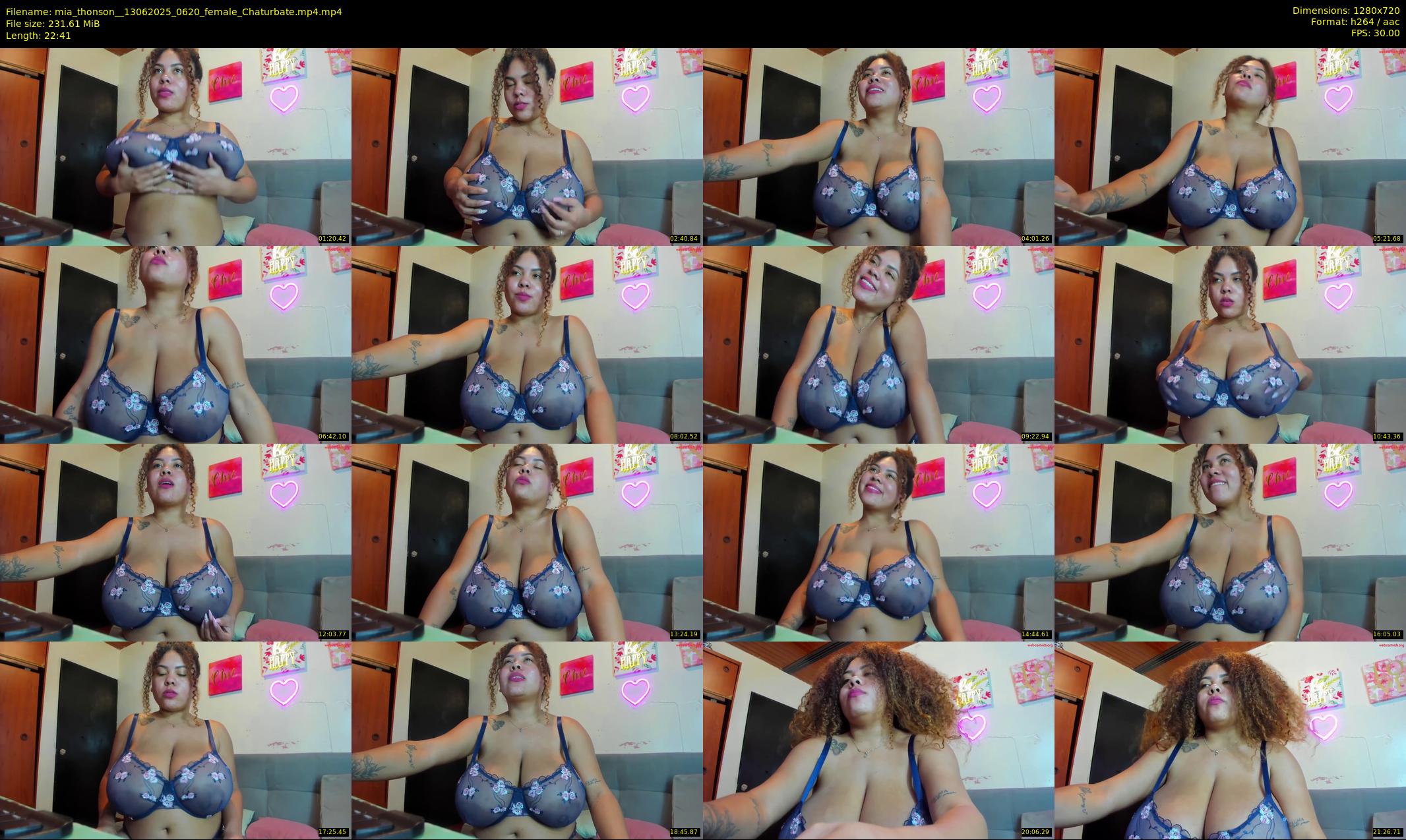 mia_thonson_ — 23 minute Chaturbate female cam show recording, 720p, Jun 13, 2025
