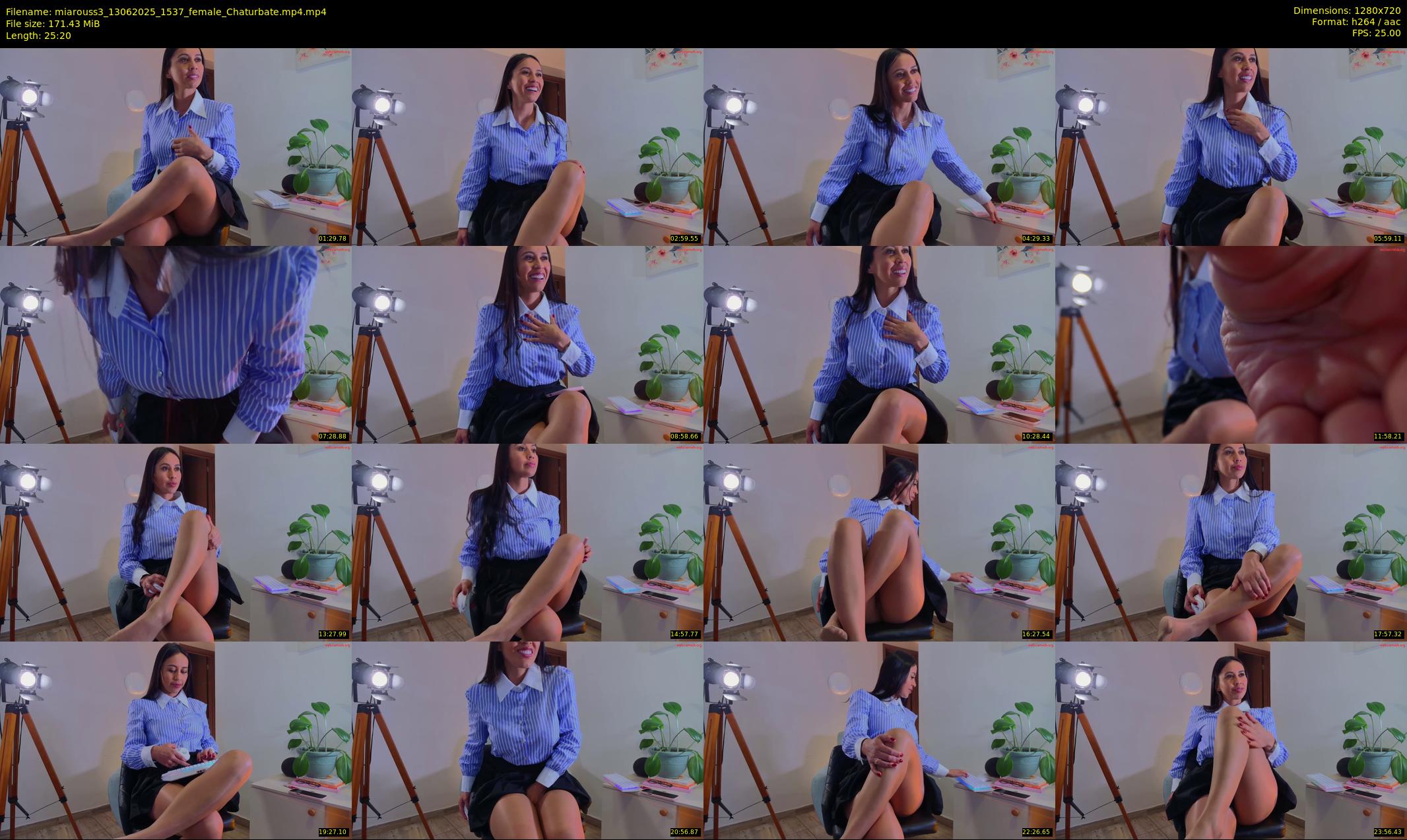 miarouss3 — 26 minute Chaturbate female cam show recording, 720p, Jun 13, 2025