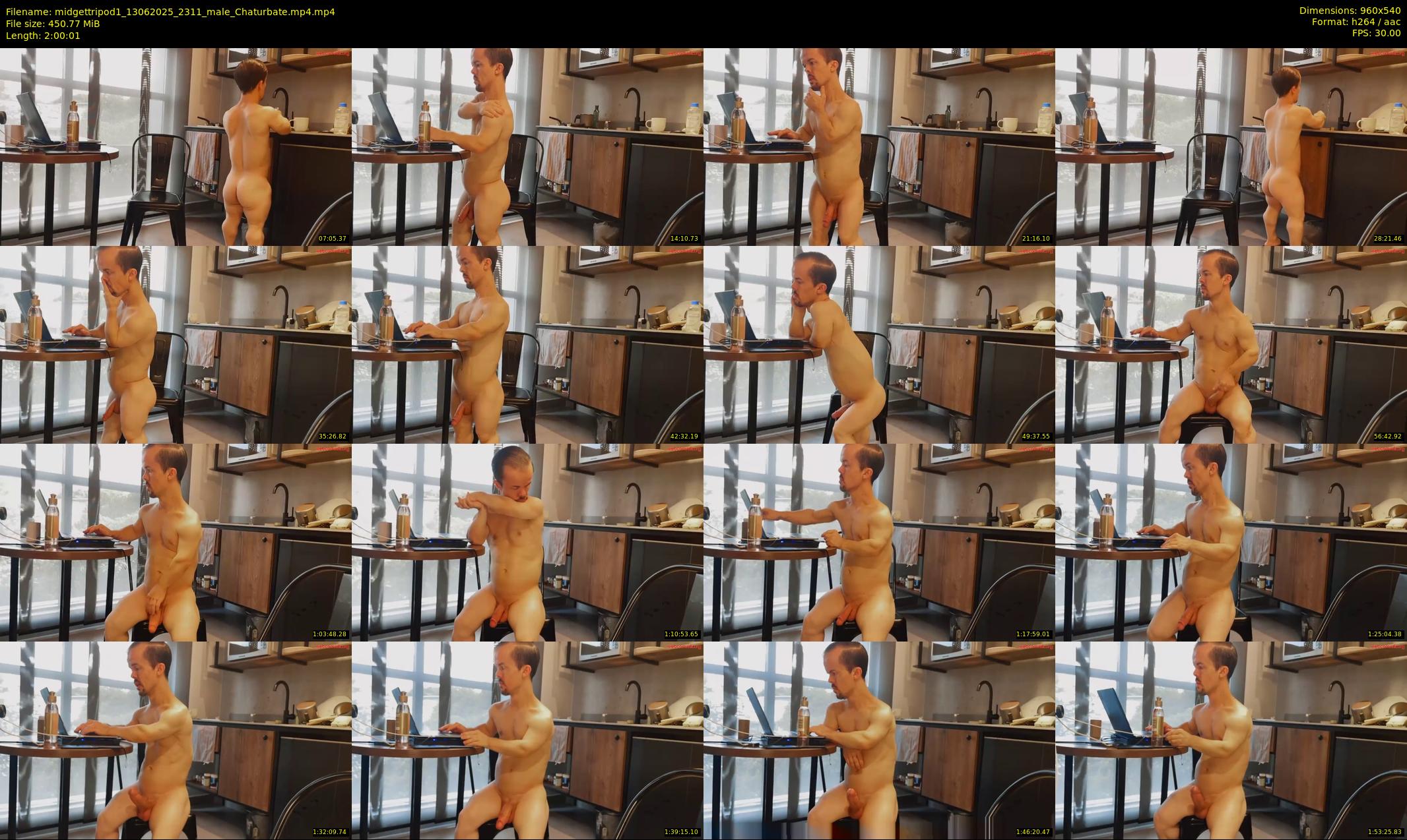midgettripod1 — 121 minute Chaturbate male cam show recording, 480p, Jun 13, 2025