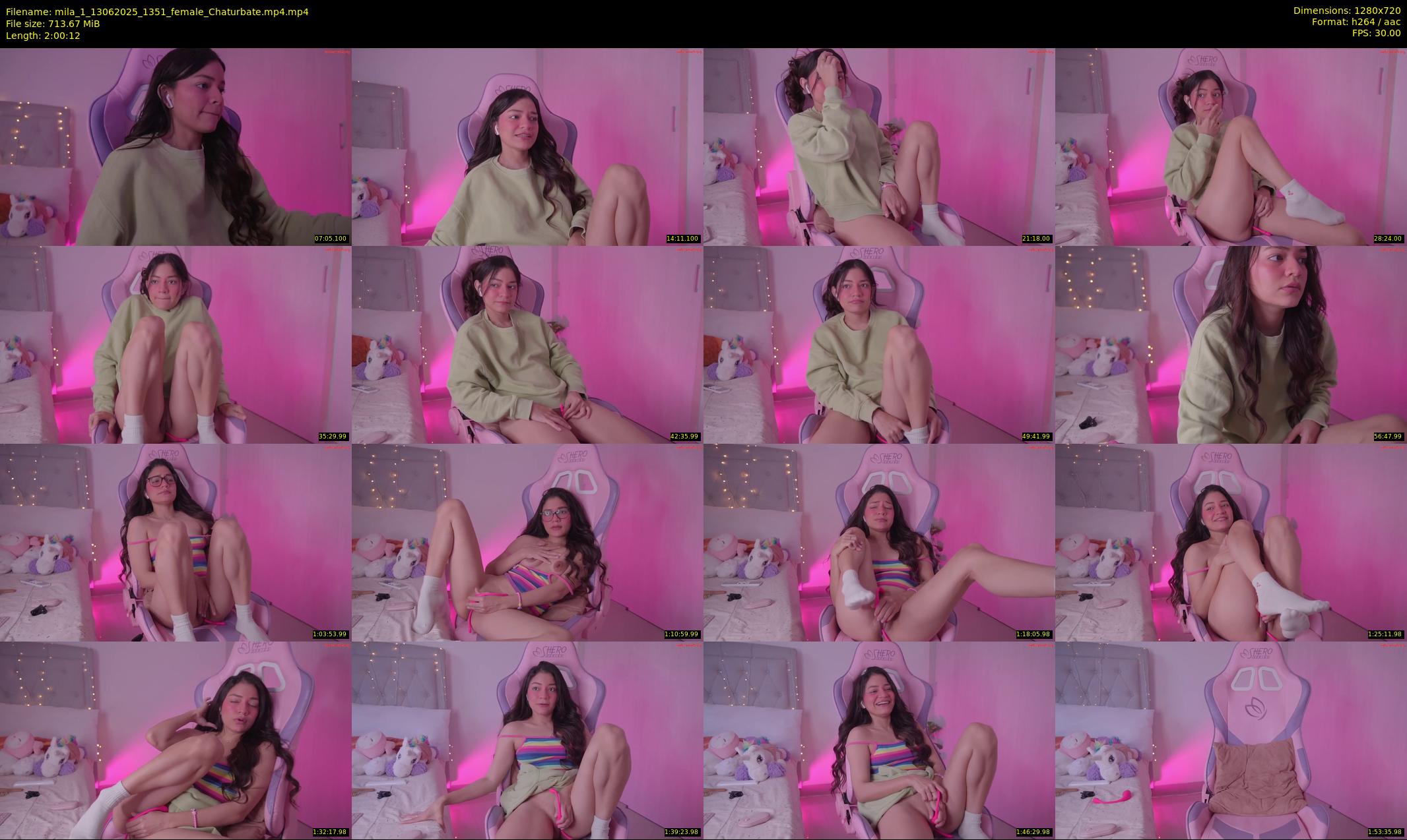mila_1 — 121 minute Chaturbate female cam show recording, 720p, Jun 13, 2025