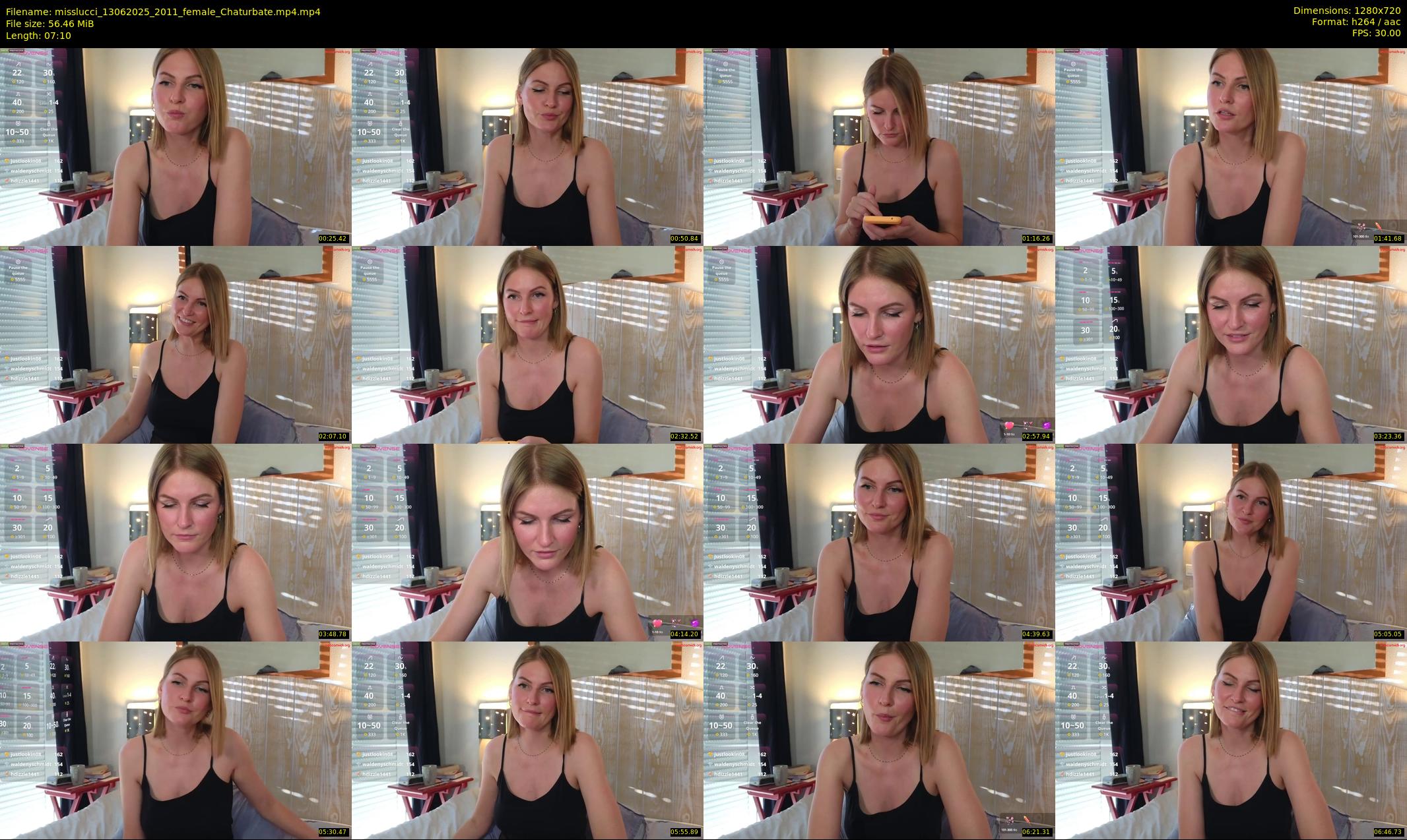 misslucci — 8 minute Chaturbate female cam show recording, 720p, Jun 13, 2025