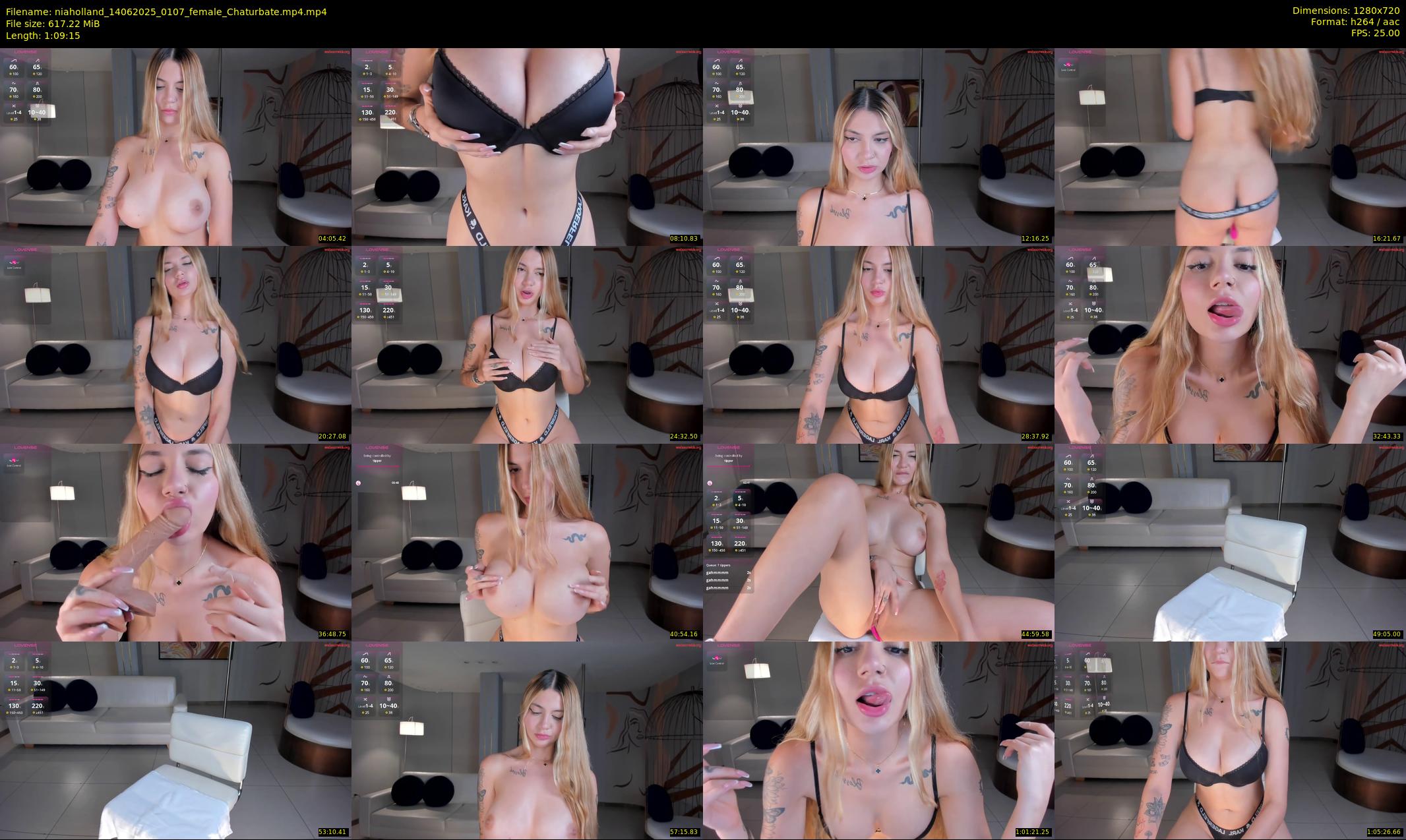 niaholland — 70 minute Chaturbate female cam show recording, 720p, Jun 14, 2025