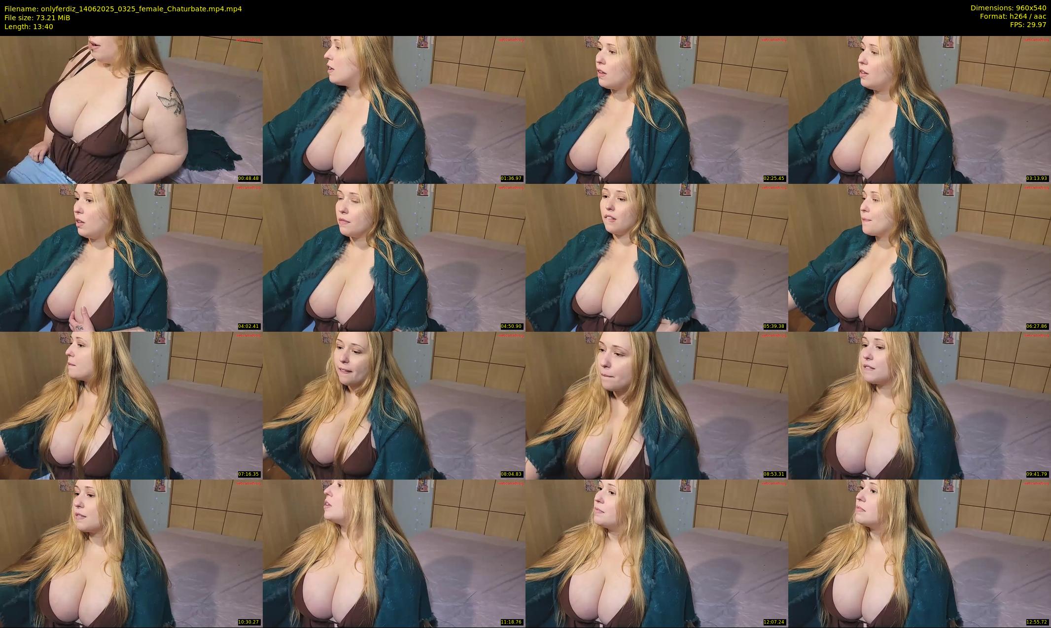onlyferdiz — 14 minute Chaturbate female cam show recording, 480p, Jun 14, 2025