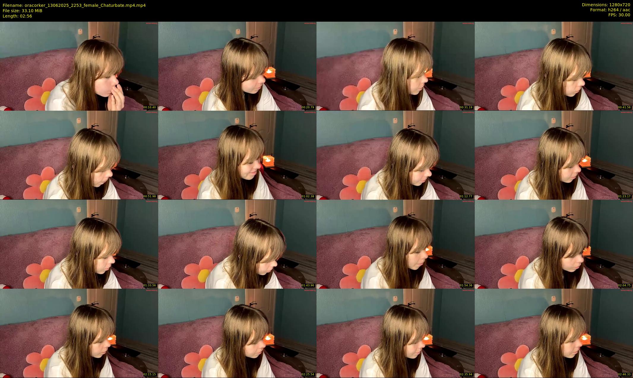oracorker — 3 minute Chaturbate female cam show recording, 720p, Jun 13, 2025