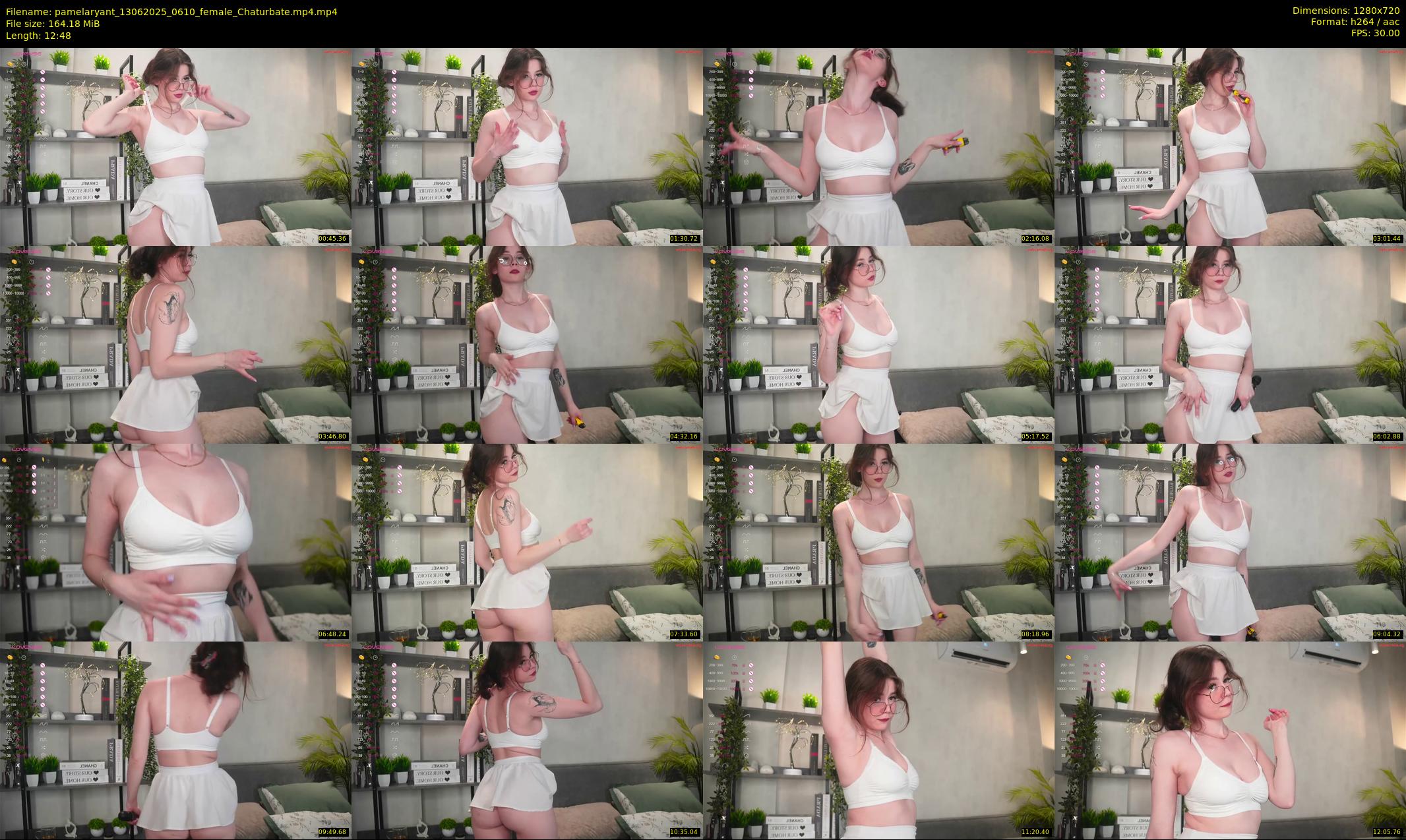 pamelaryant — 13 minute Chaturbate female cam show recording, 720p, Jun 13, 2025