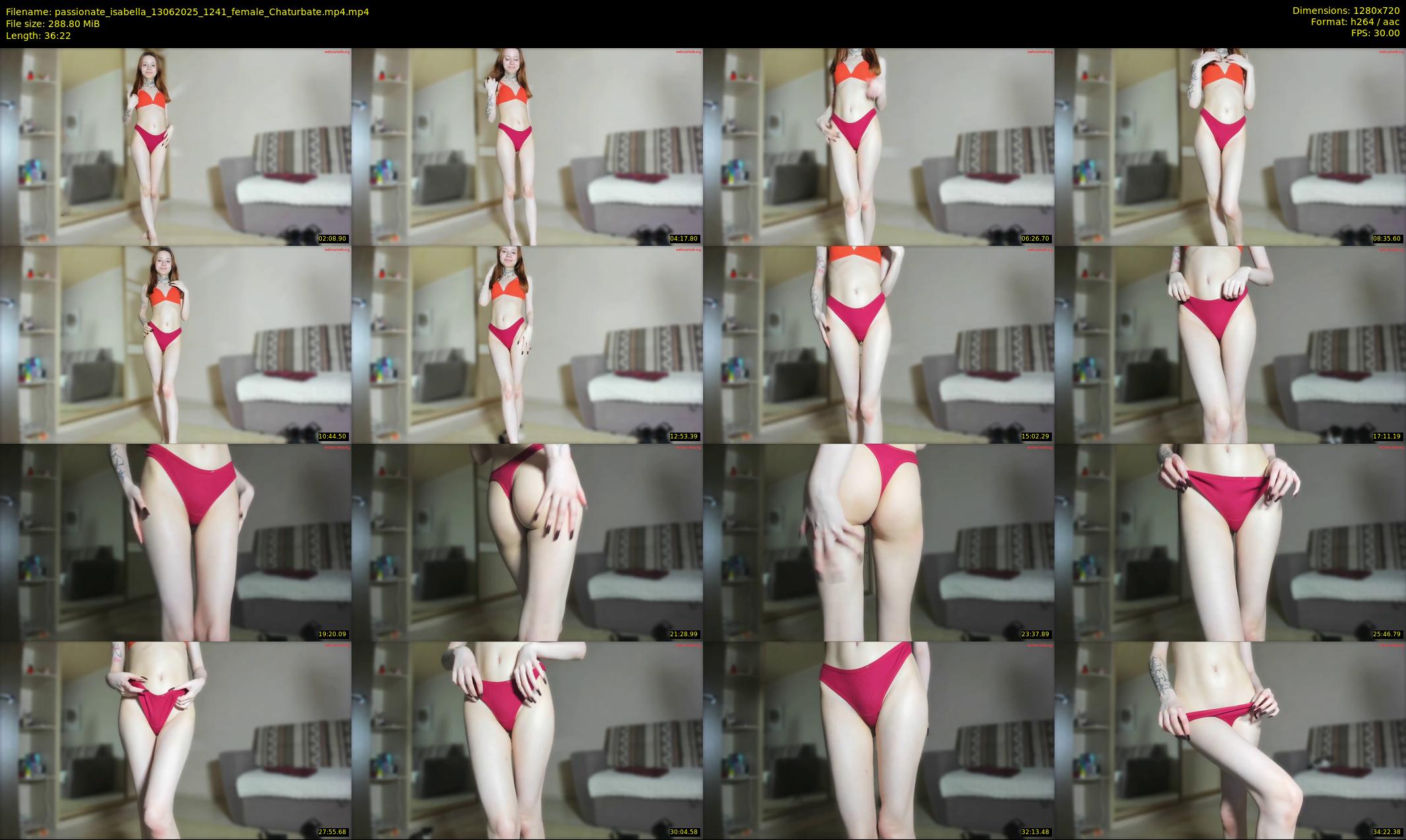 passionate_isabella — 37 minute Chaturbate female cam show recording, 720p, Jun 13, 2025
