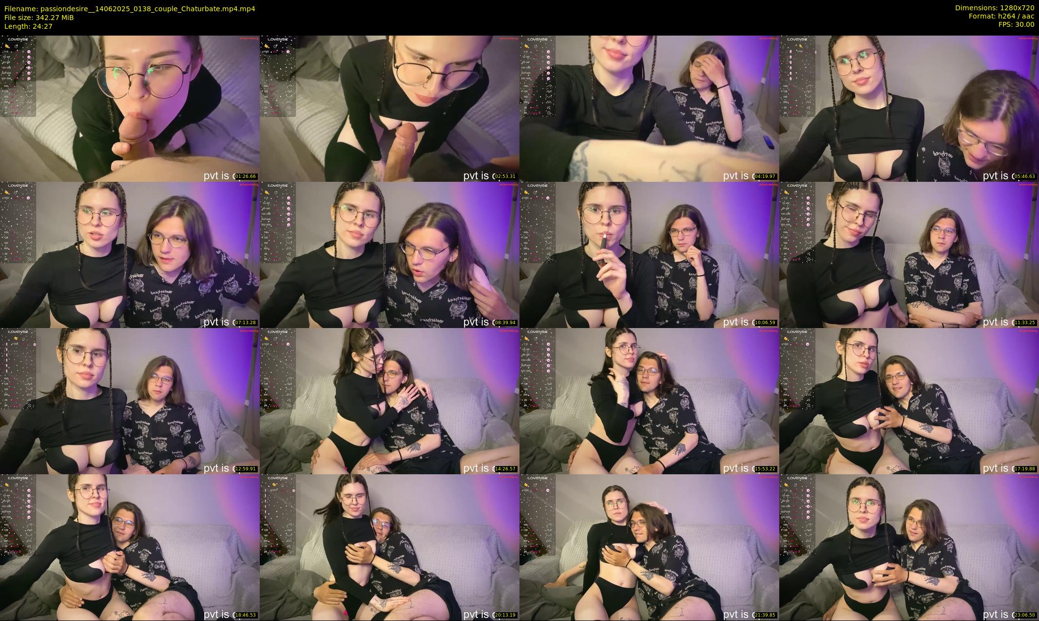 passiondesire_ — 25 minute Chaturbate couple cam show recording, 720p, Jun 14, 2025