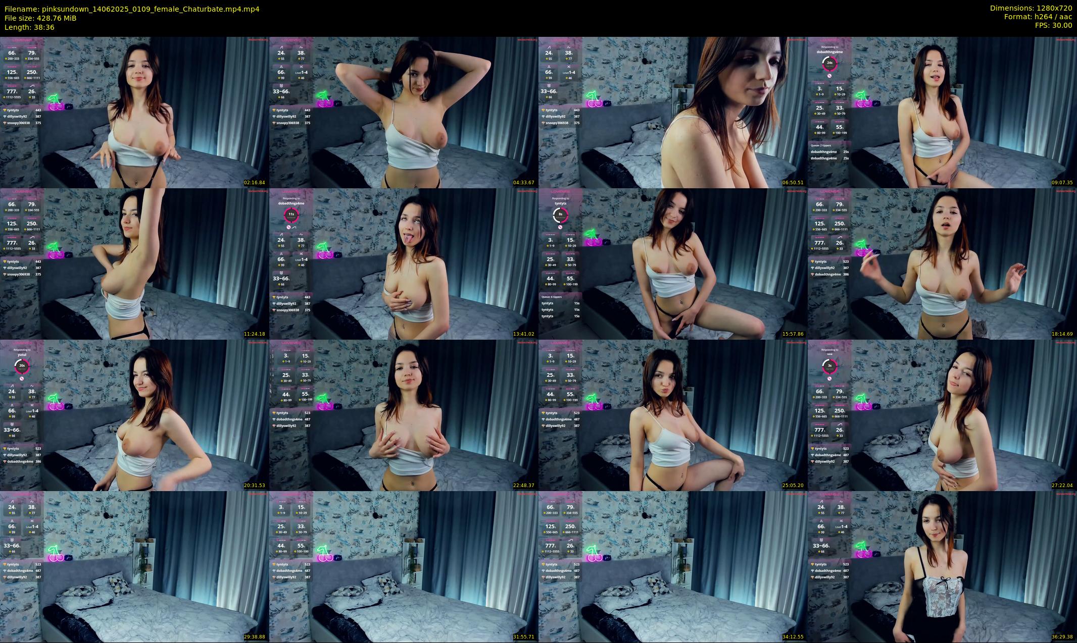 pinksundown — 39 minute Chaturbate female cam show recording, 720p, Jun 14, 2025