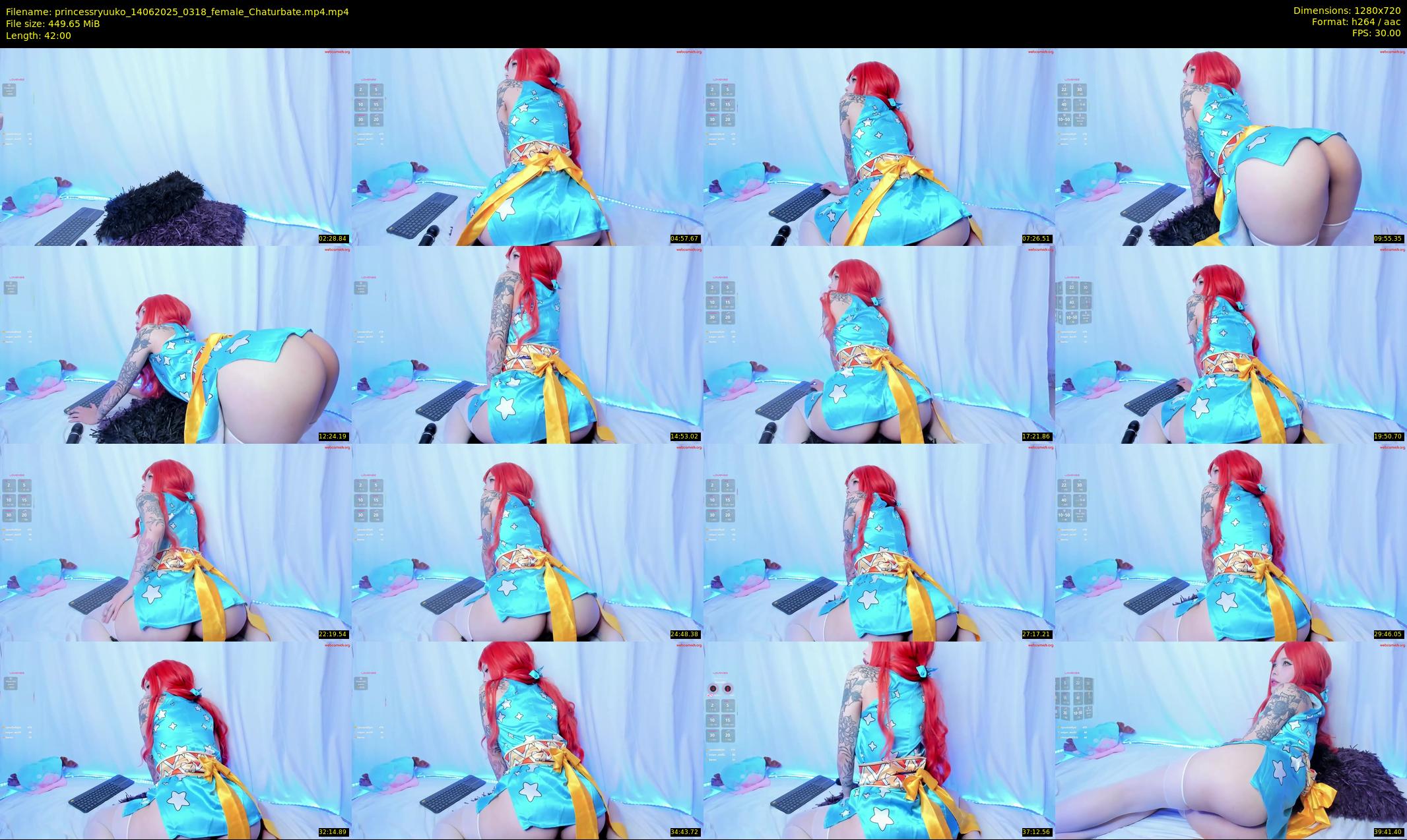 princessryuuko — 42 minute Chaturbate female cam show recording, 720p, Jun 14, 2025