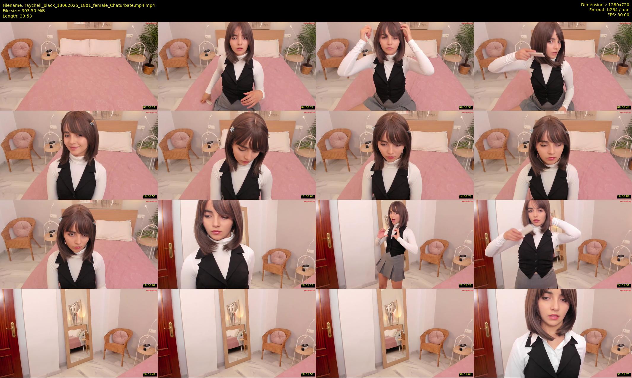 raychell_black — 34 minute Chaturbate female cam show recording, 720p, Jun 13, 2025