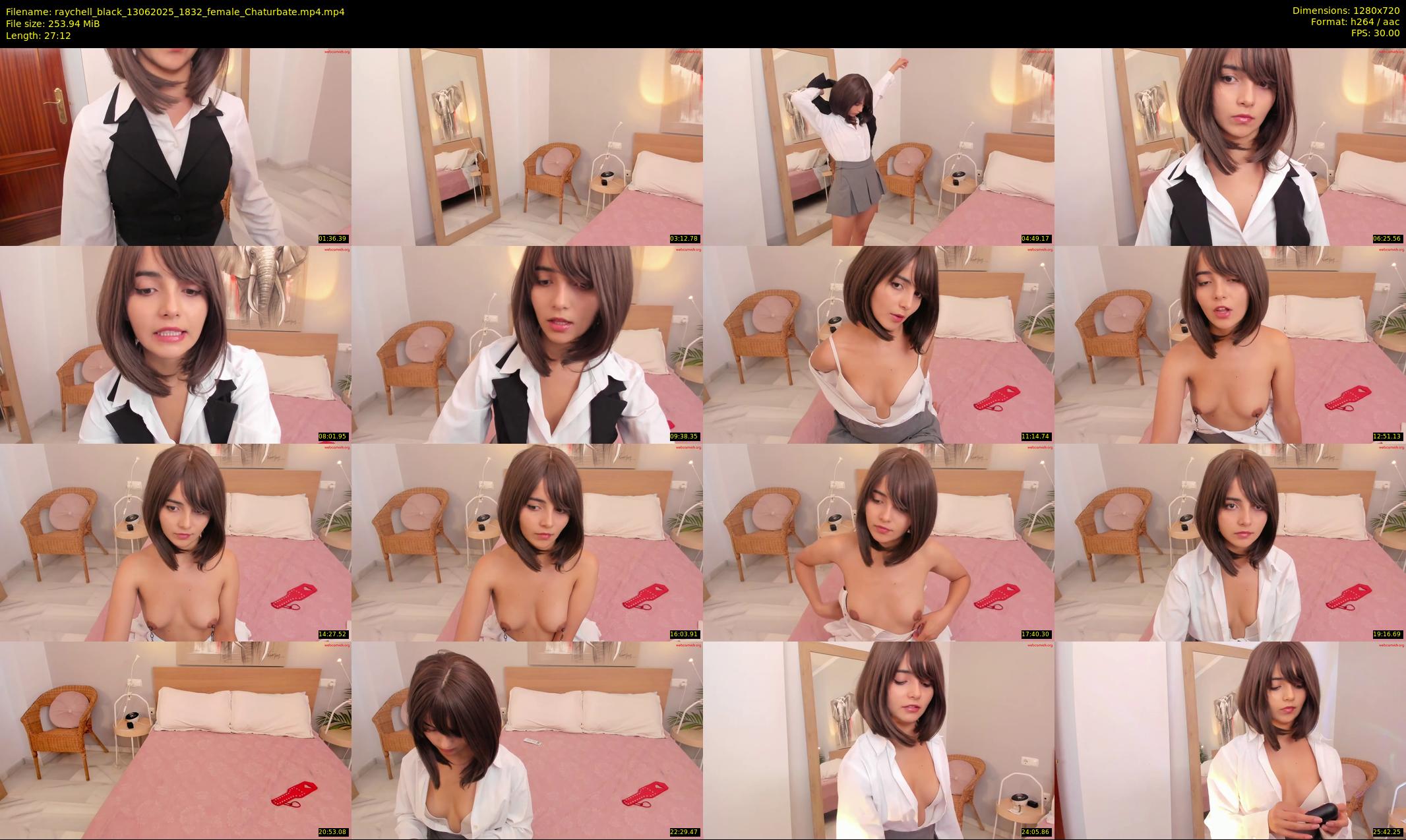 raychell_black — 28 minute Chaturbate female cam show recording, 720p, Jun 13, 2025