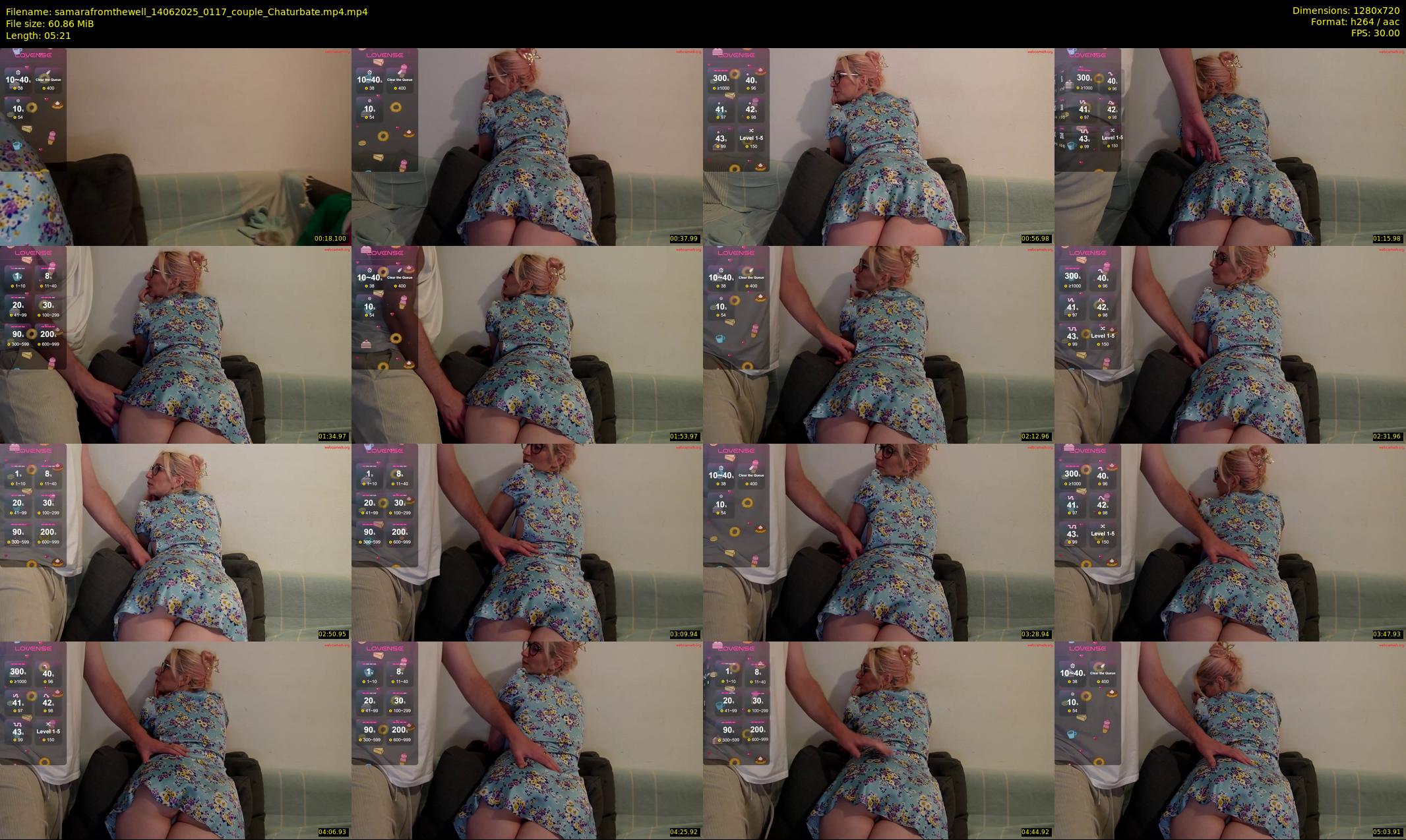 samarafromthewell — 6 minute Chaturbate female cam show recording, 720p, Jun 14, 2025
