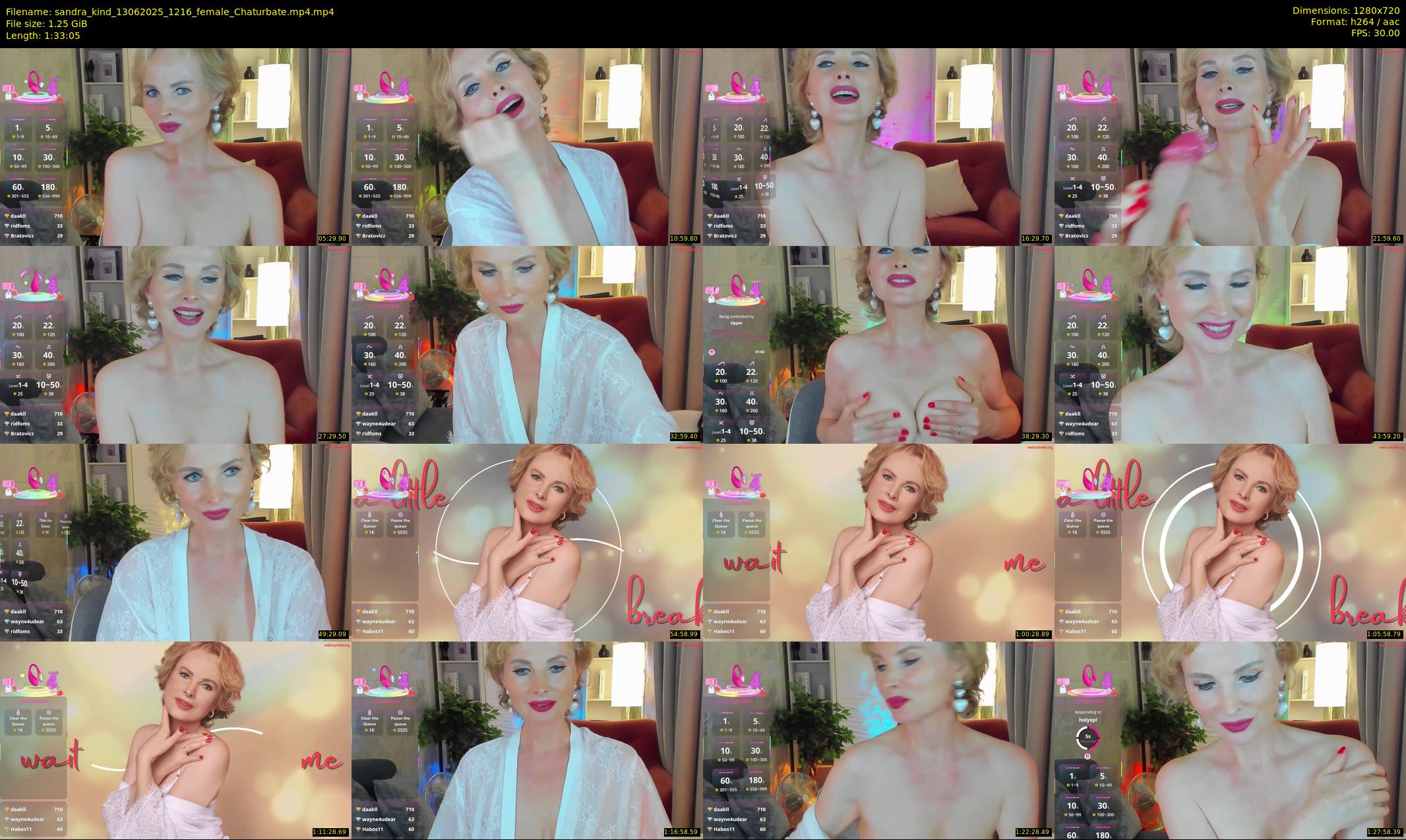 sandra_kind — 94 minute Chaturbate female cam show recording, 720p, Jun 13, 2025