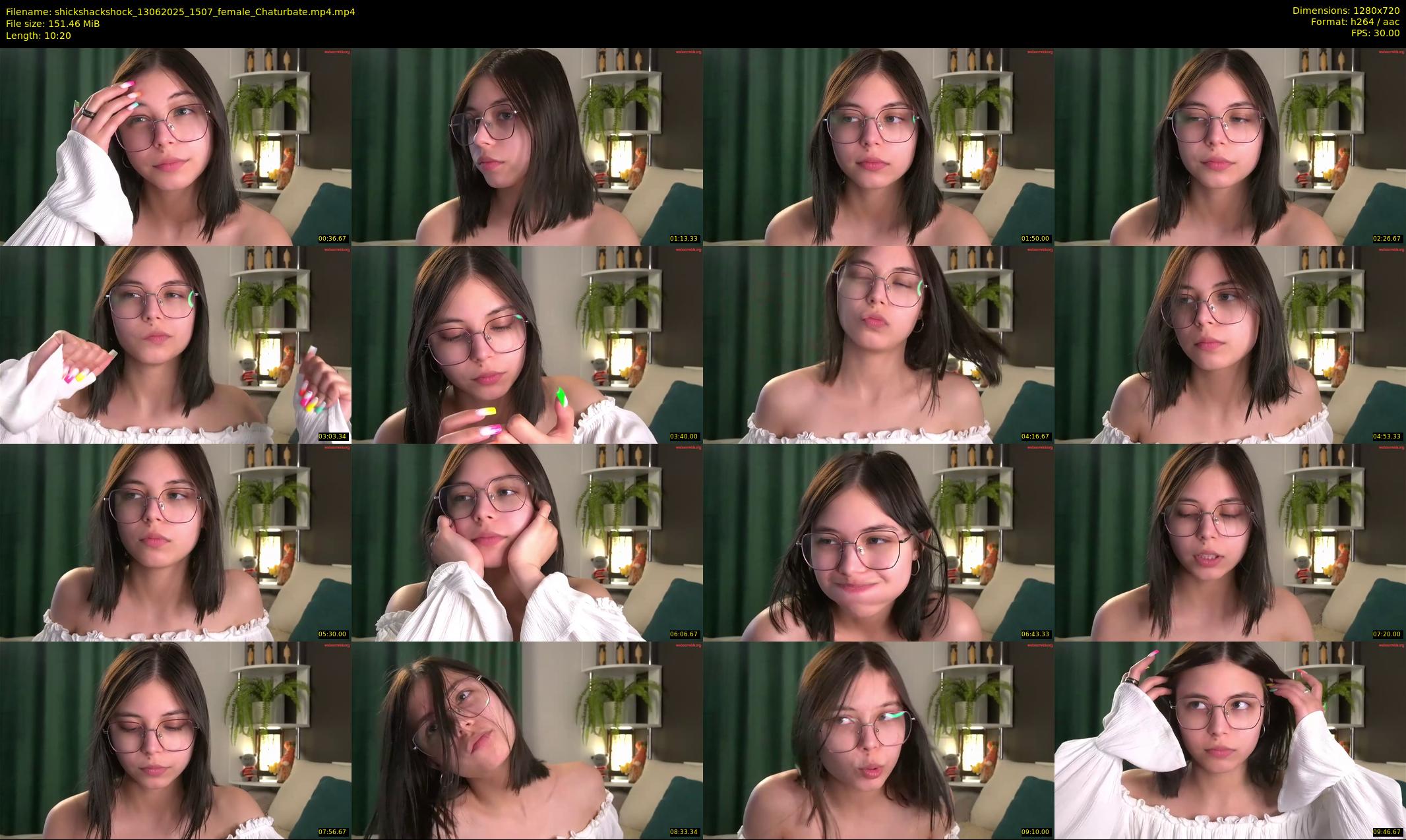 shickshackshock — 11 minute Chaturbate female cam show recording, 720p, Jun 13, 2025