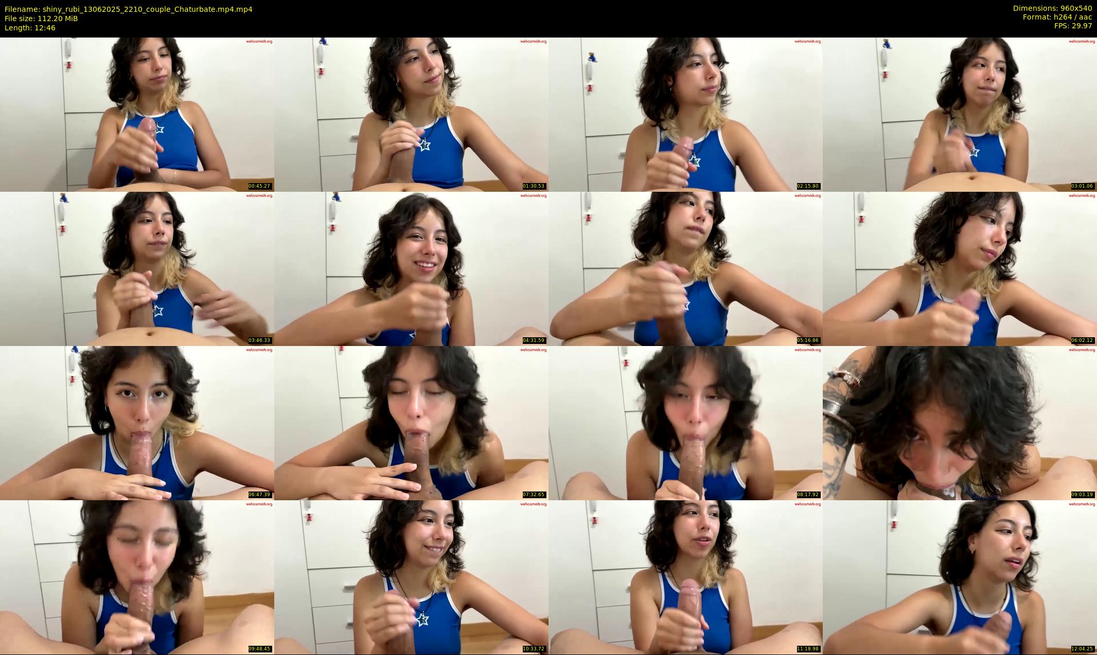 shiny_rubi — 13 minute Chaturbate couple cam show recording, 480p, Jun 13, 2025