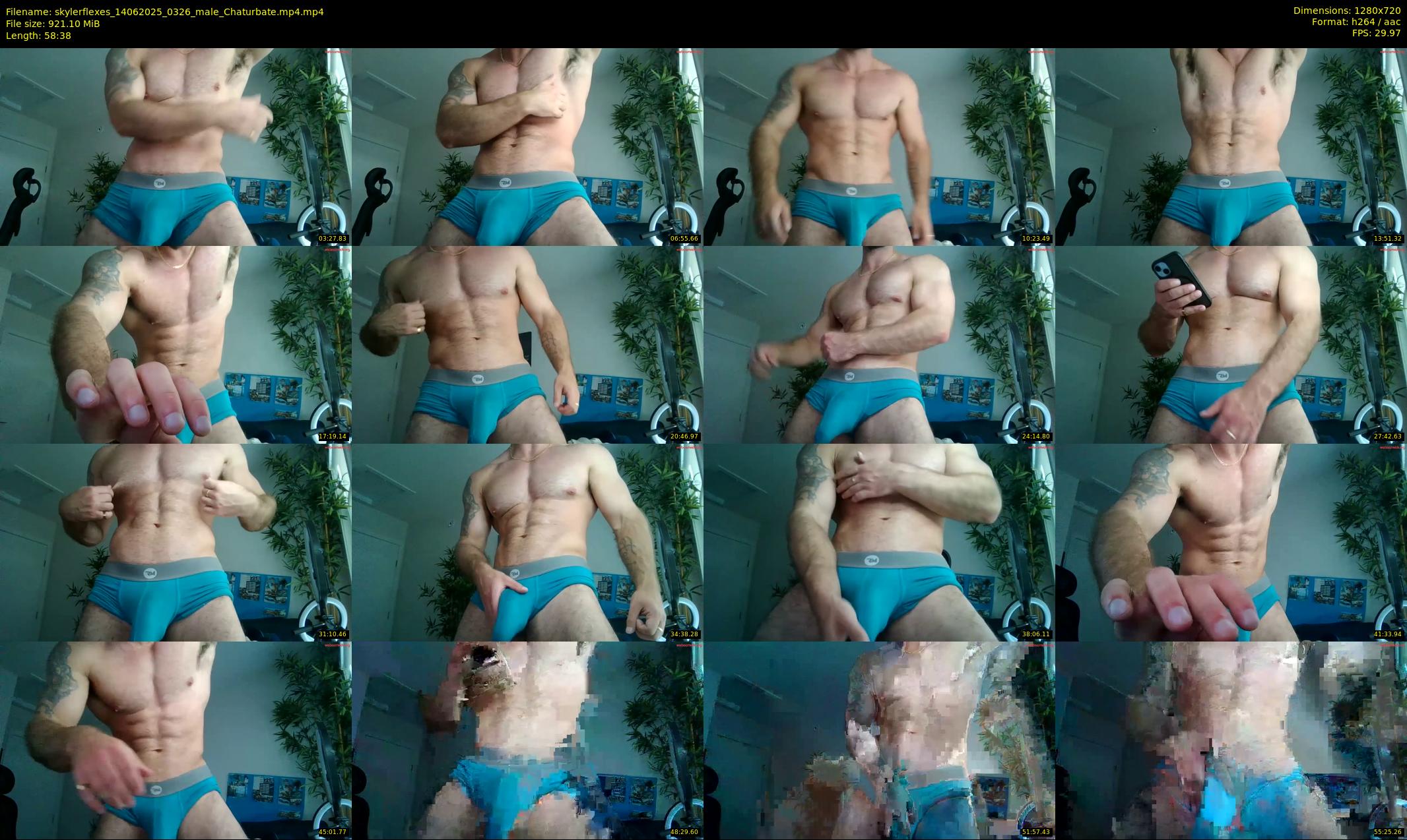 skylerflexes — 59 minute Chaturbate male cam show recording, 720p, Jun 14, 2025
