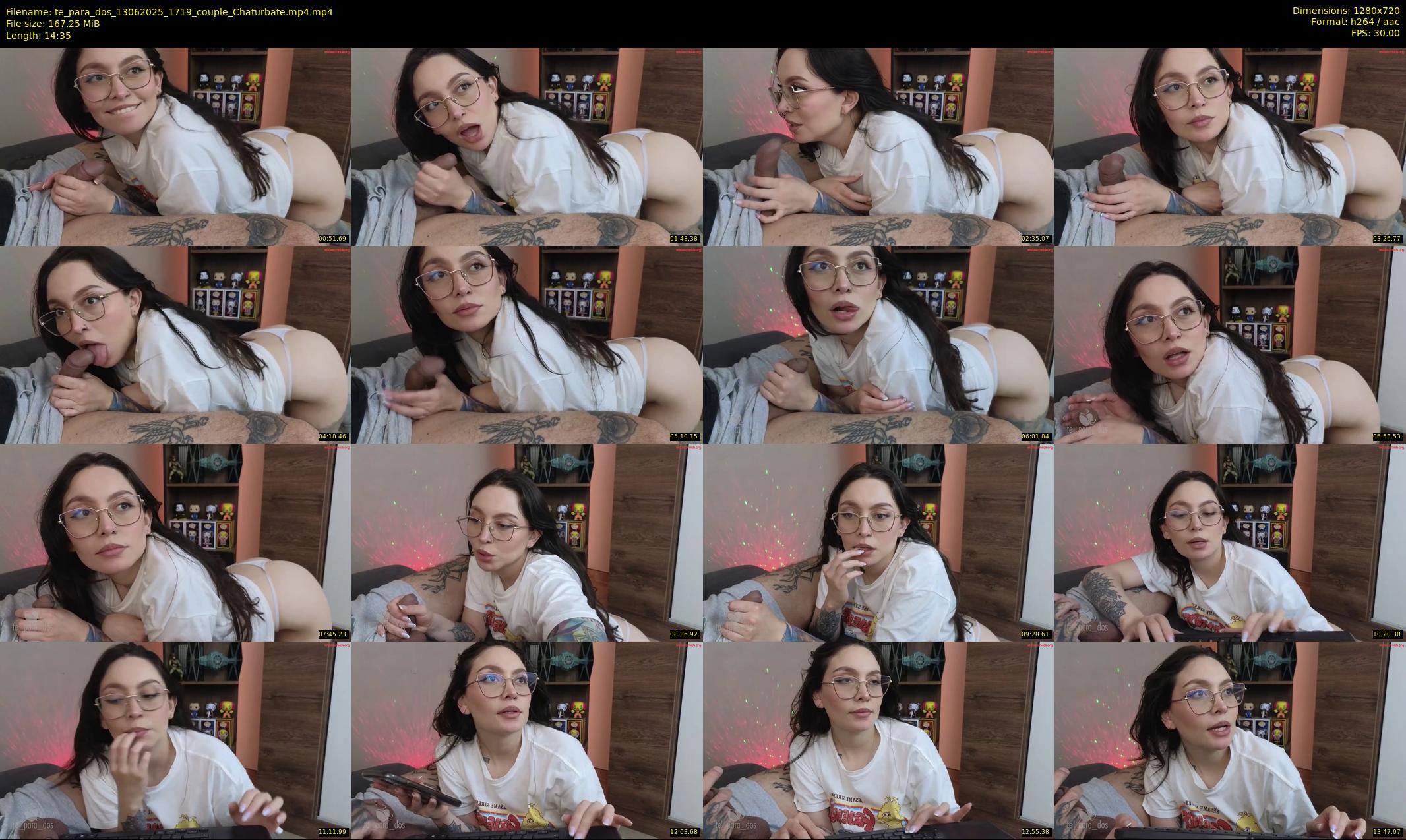 te_para_dos — 15 minute Chaturbate couple cam show recording, 720p, Jun 13, 2025