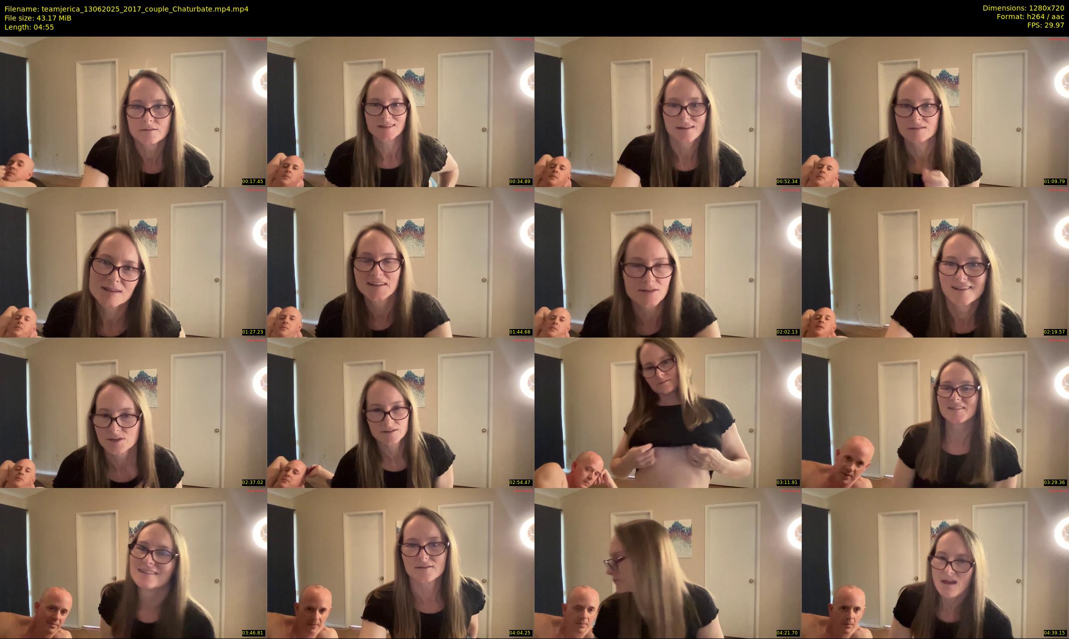 teamjerica — 5 minute Chaturbate couple cam show recording, 720p, Jun 13, 2025