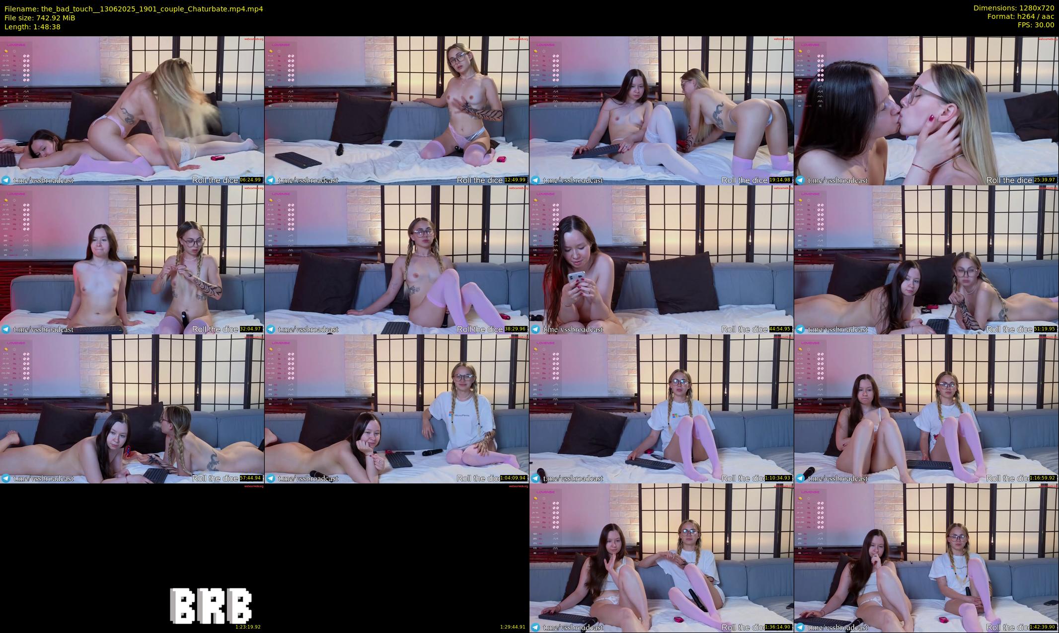 the_bad_touch_ — 109 minute Chaturbate couple cam show recording, 720p, Jun 13, 2025
