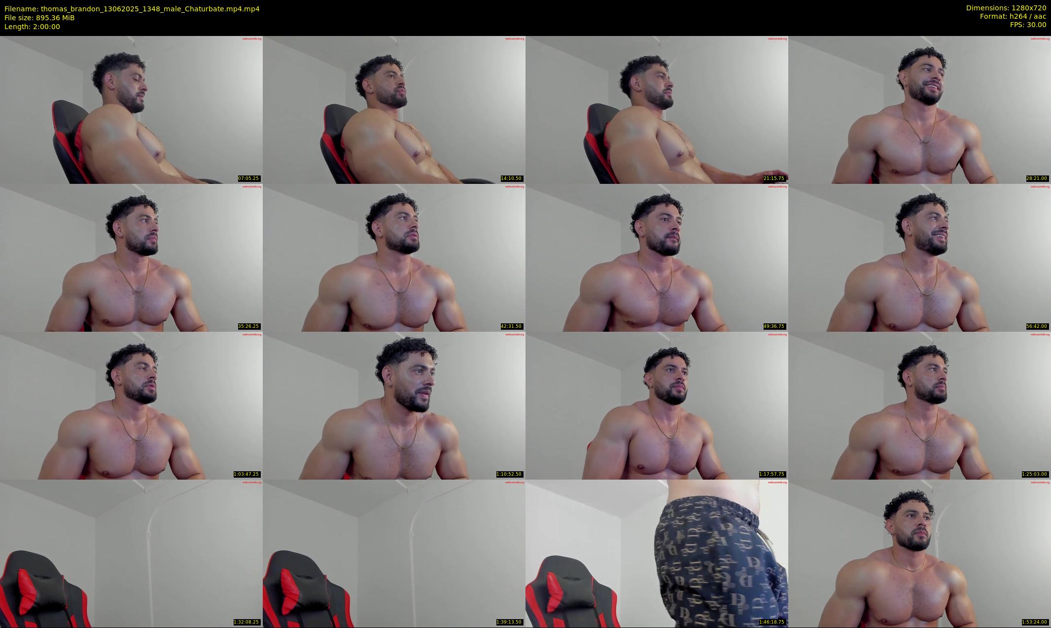 thomas_brandon — 120 minute Chaturbate male cam show recording, 720p, Jun 13, 2025