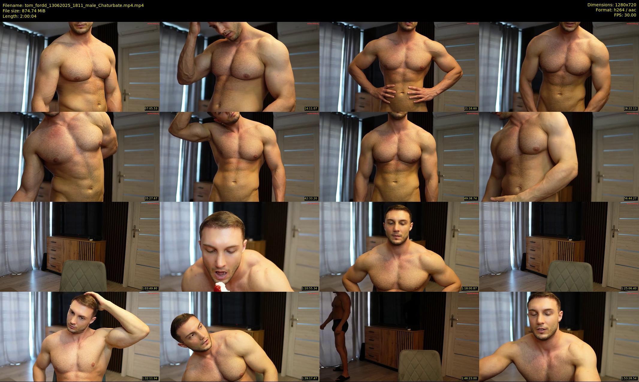 tom_fordd — 121 minute Chaturbate male cam show recording, 720p, Jun 13, 2025