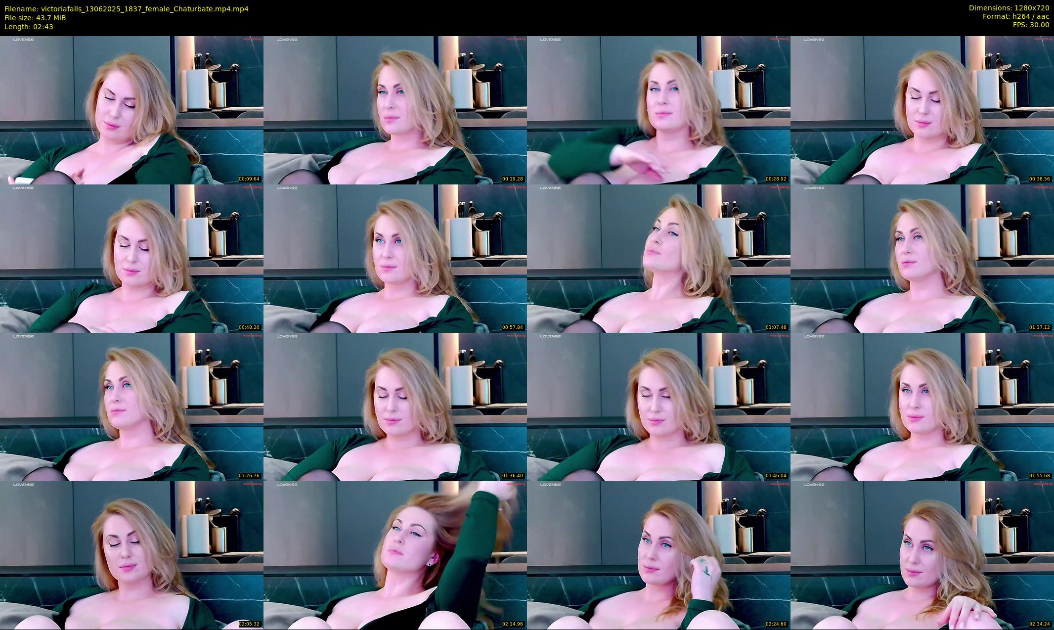 victoriafalls — 3 minute Chaturbate female cam show recording, 720p, Jun 13, 2025