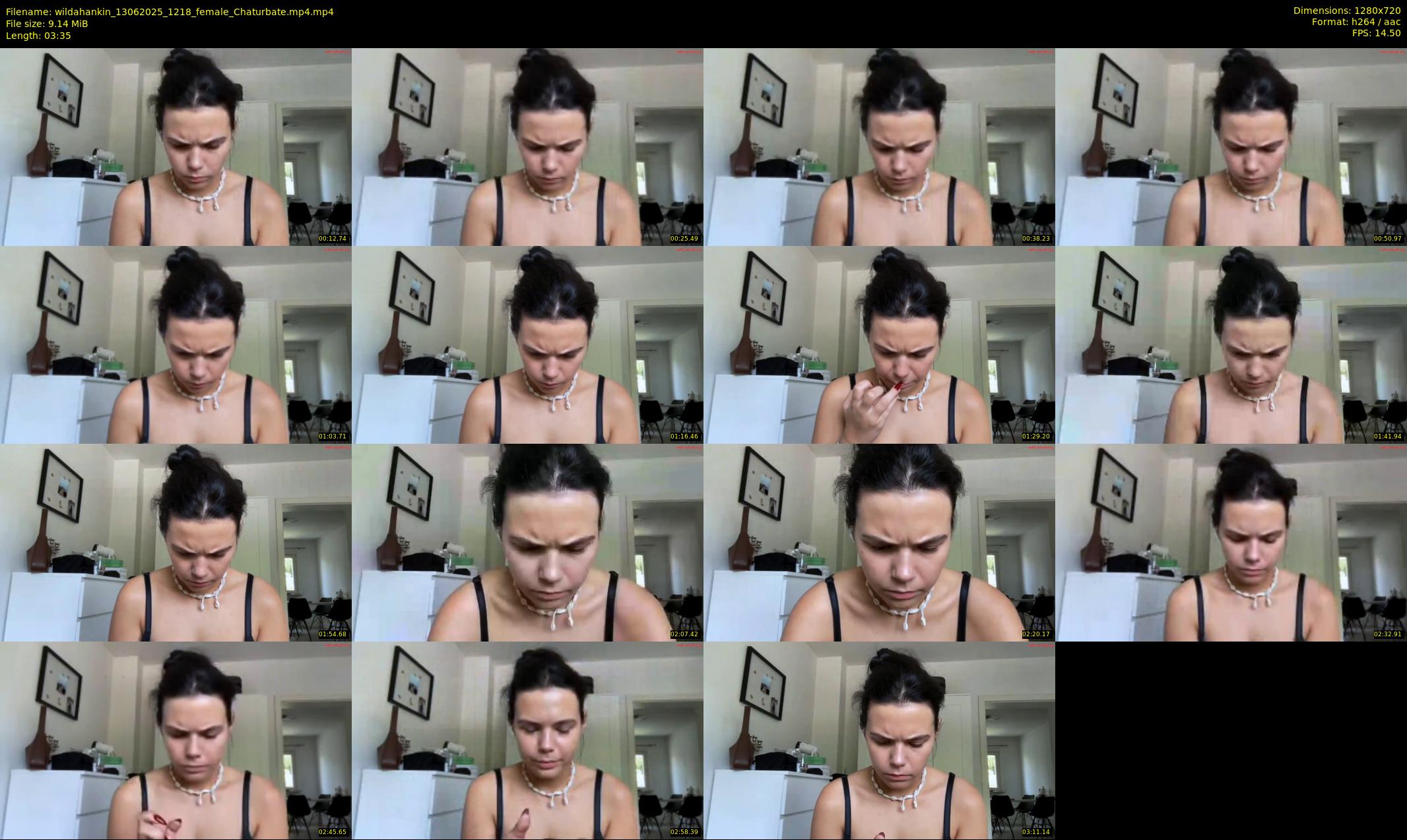 wildahankin — 4 minute Chaturbate female cam show recording, 720p, Jun 13, 2025