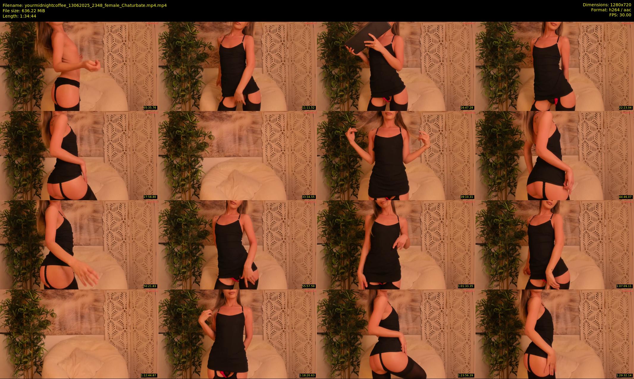 yourmidnightcoffee — 95 minute Chaturbate female cam show recording, 720p, Jun 13, 2025