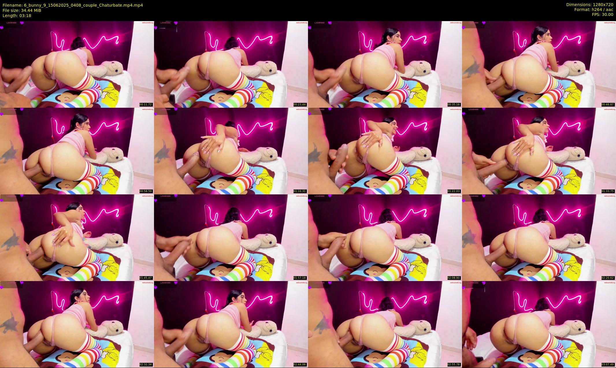 6_bunny_9 — 4 minute Chaturbate couple cam show recording, 720p, Jun 15, 2025