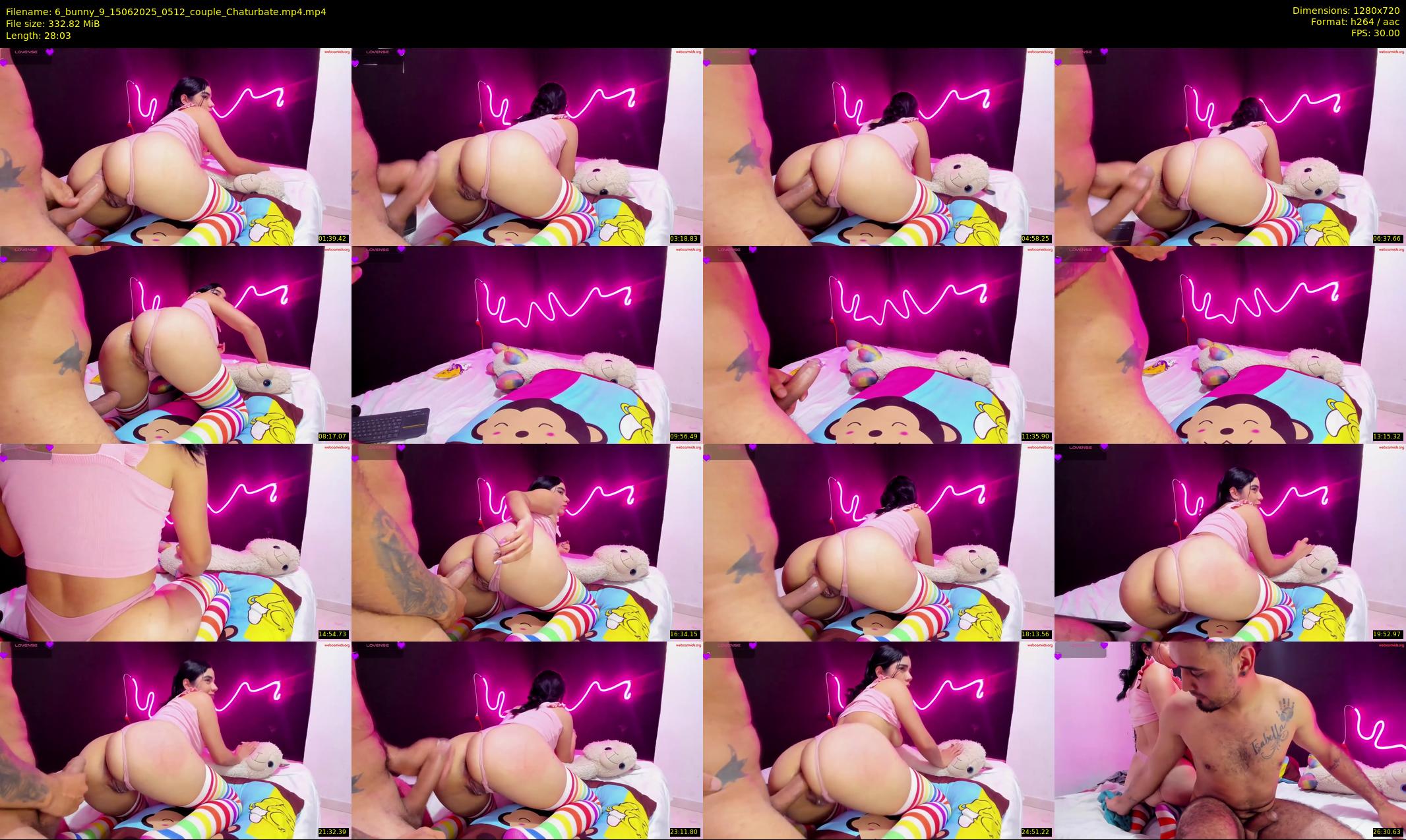 6_bunny_9 — 29 minute Chaturbate couple cam show recording, 720p, Jun 15, 2025